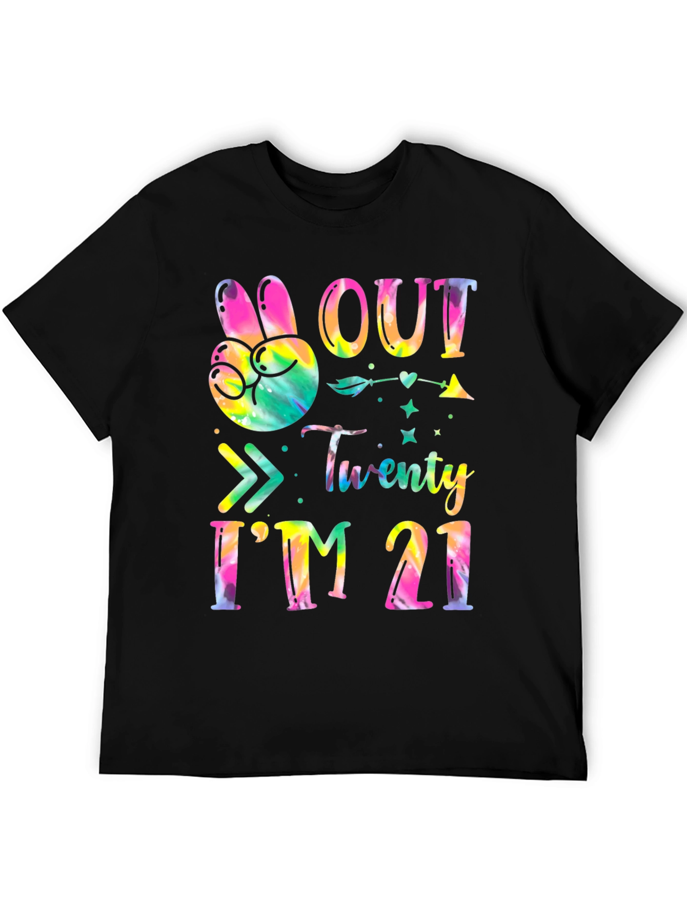 Peace Out Twenty Im 21 T-Shirt