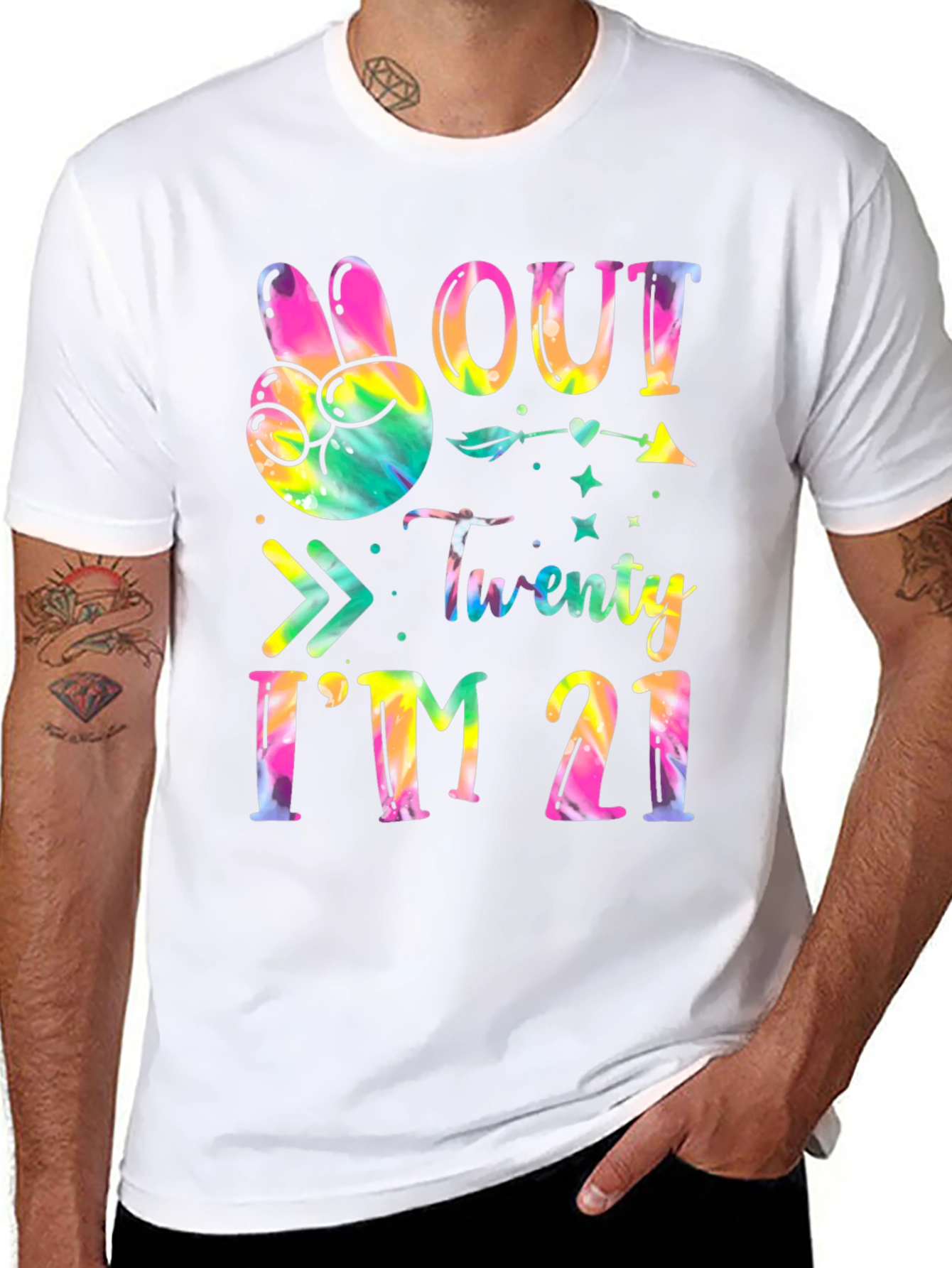 Peace Out Twenty Im 21 T-Shirt