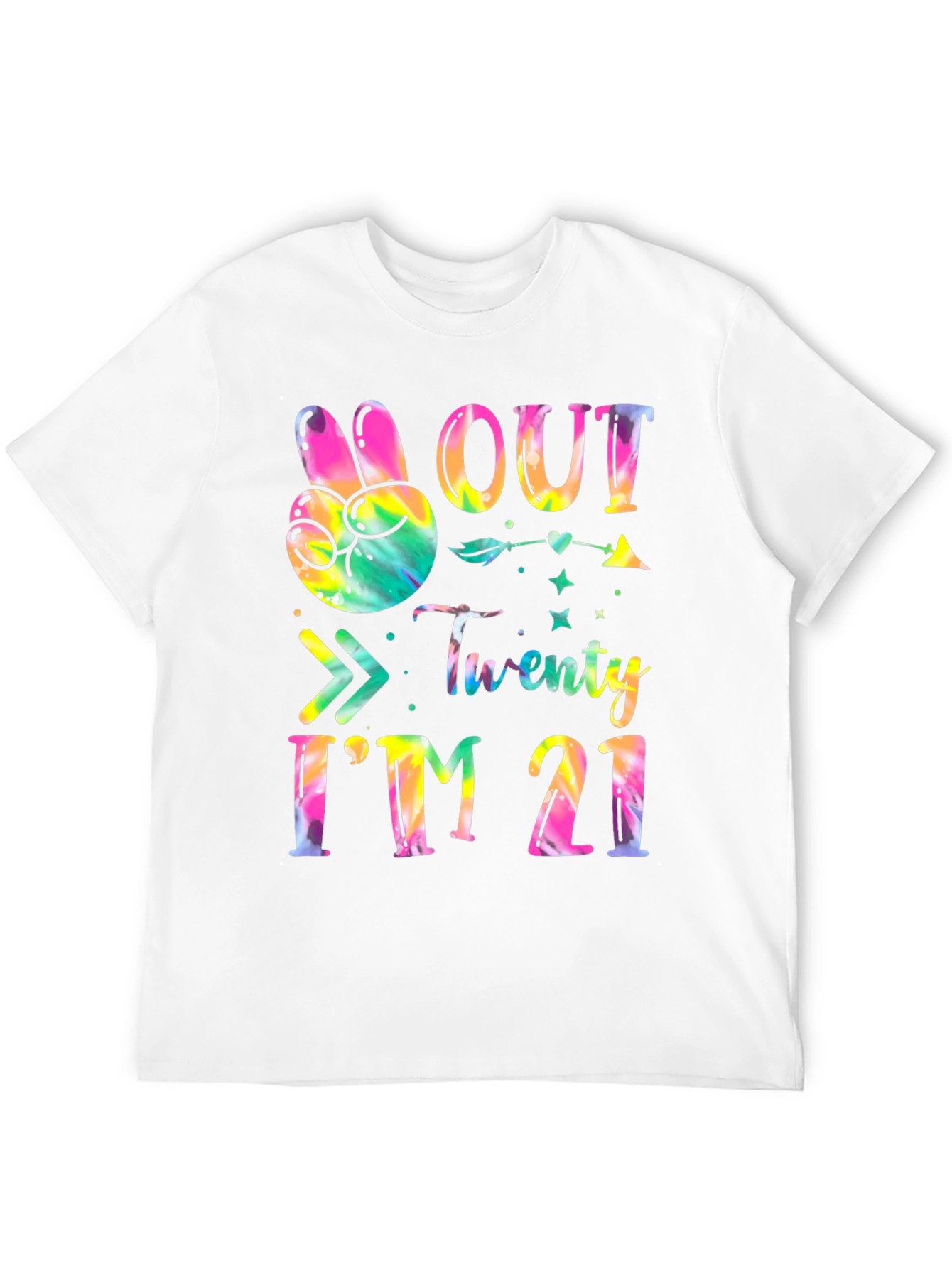Peace Out Twenty Im 21 T-Shirt