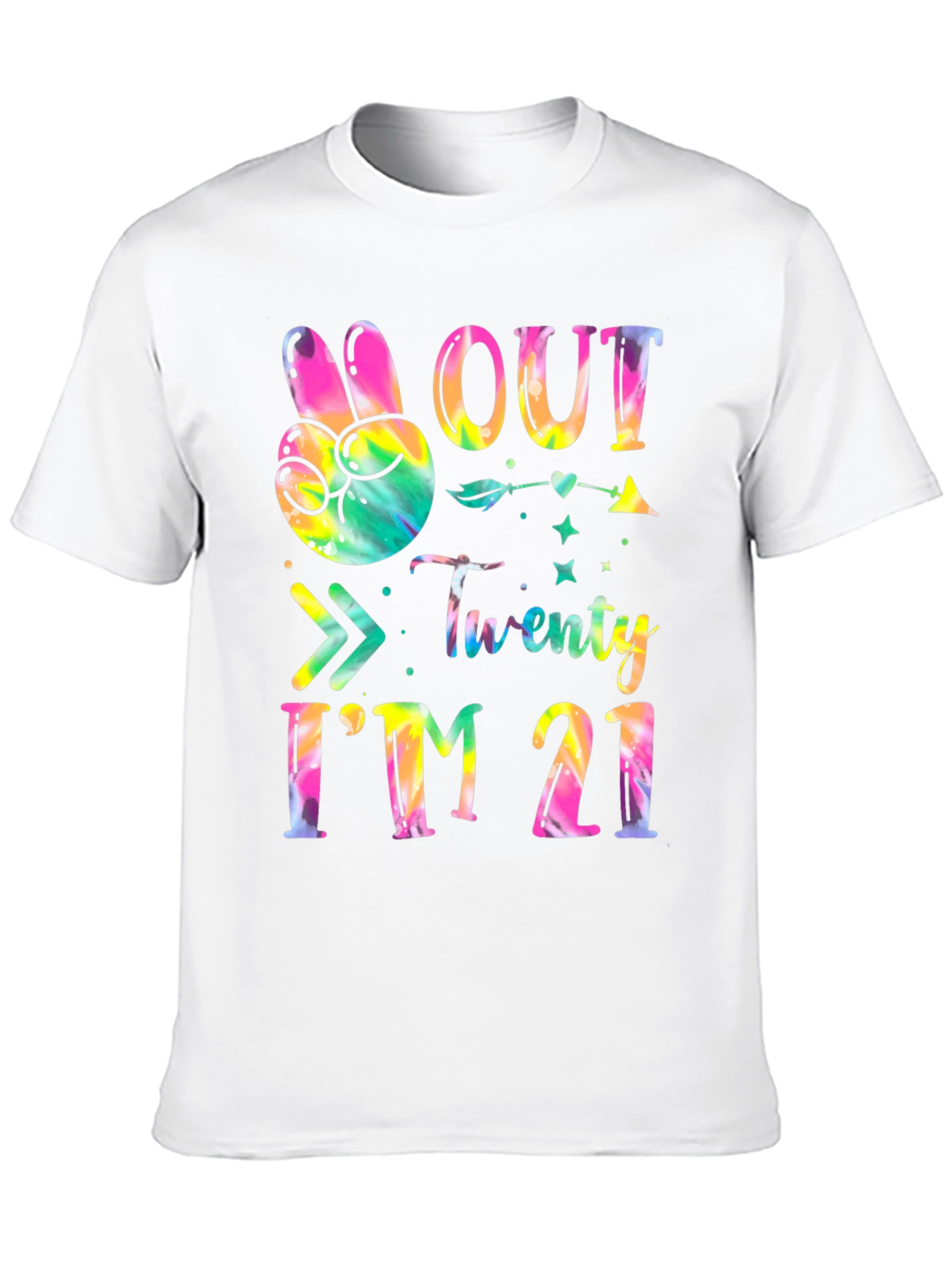 Peace Out Twenty Im 21 T-Shirt