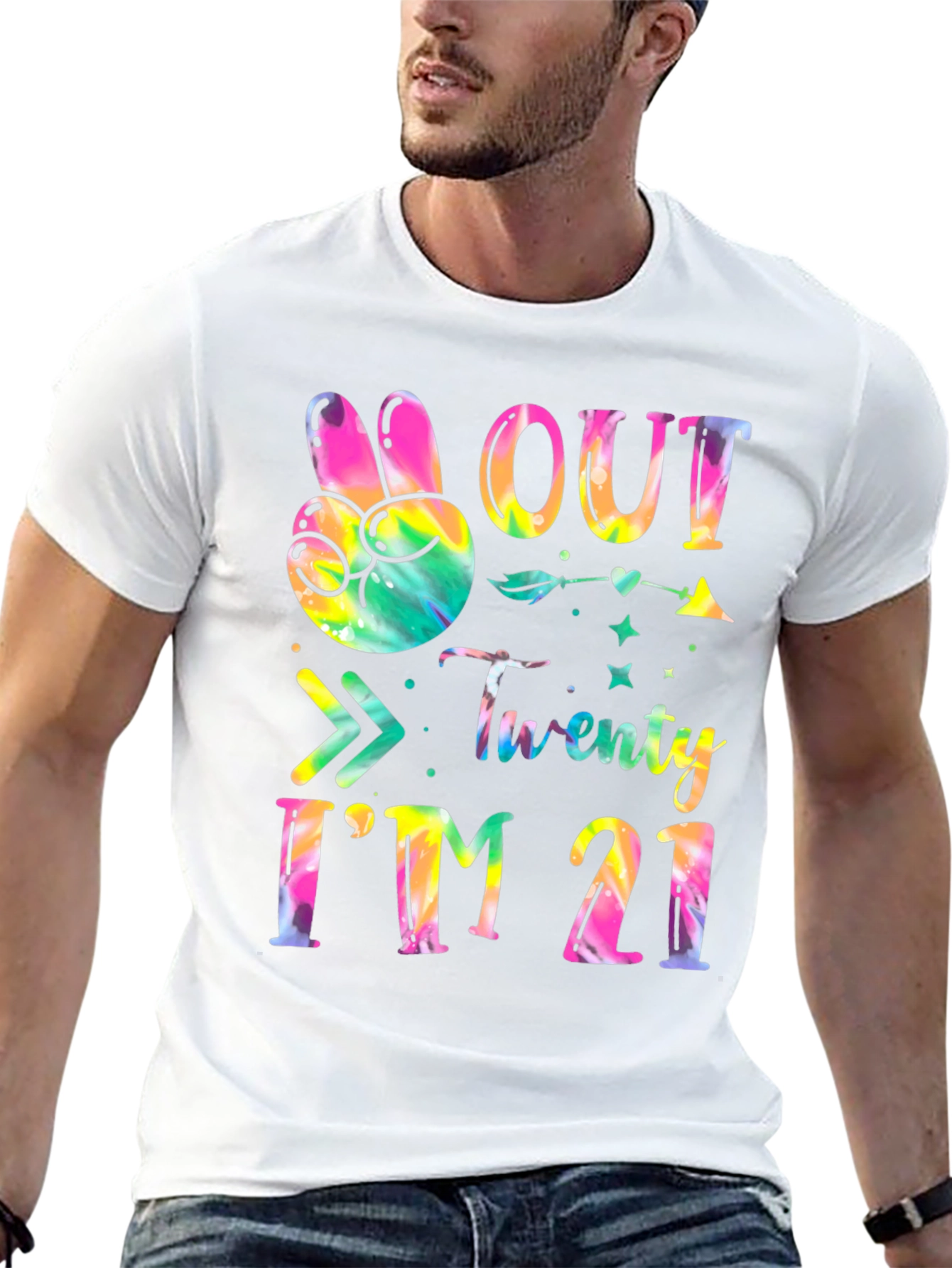 Peace Out Twenty Im 21 T-Shirt