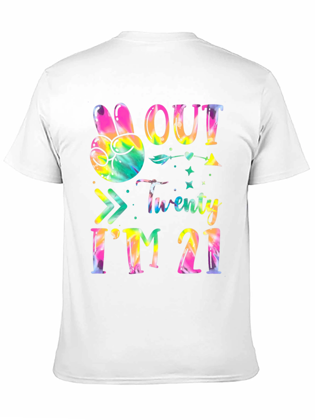Peace Out Twenty Im 21 T-Shirt