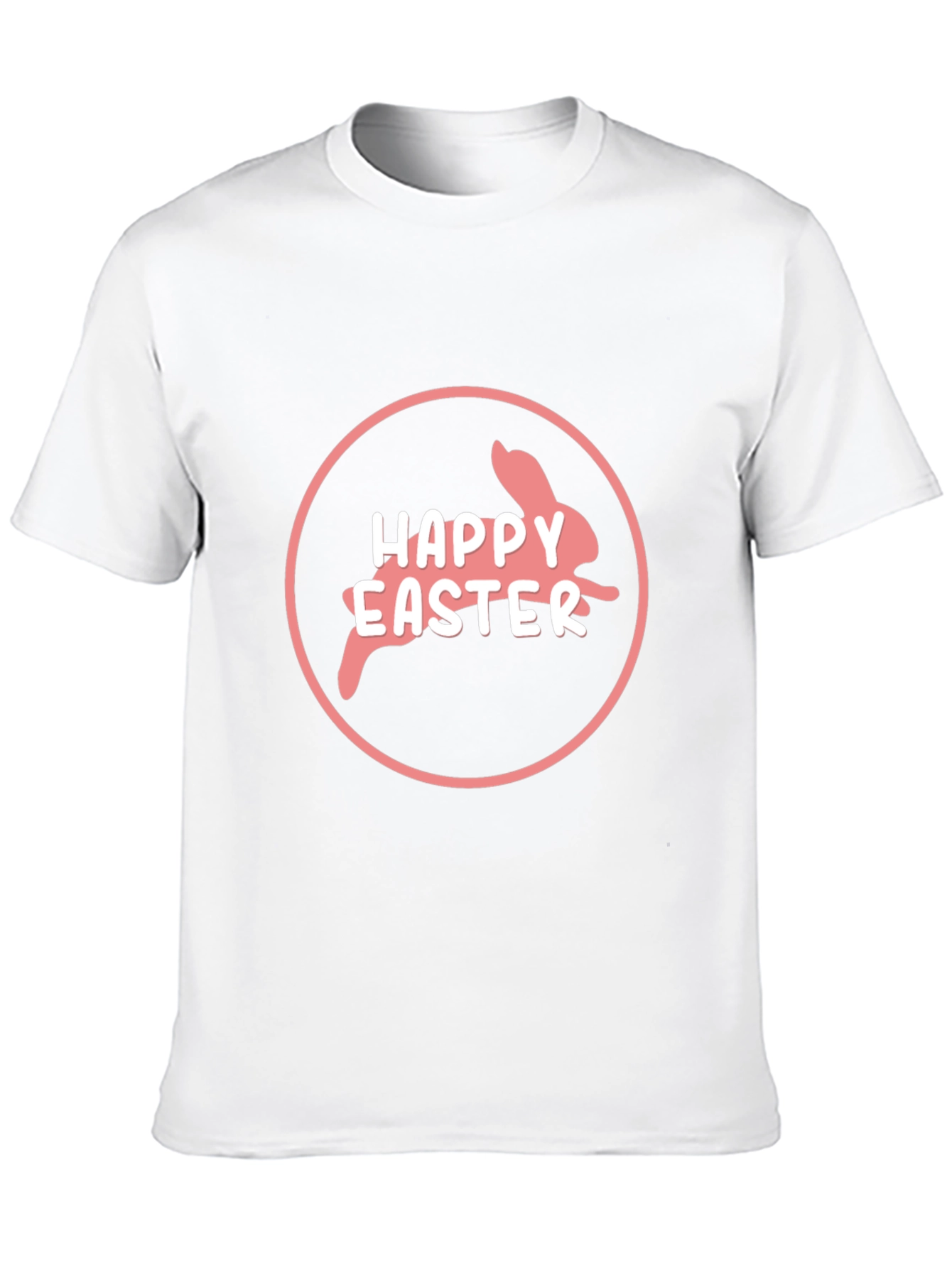 Happy Easter Bunny Black T-Shirt