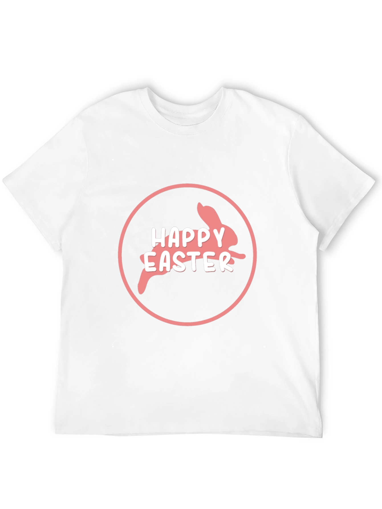 Happy Easter Bunny Black T-Shirt
