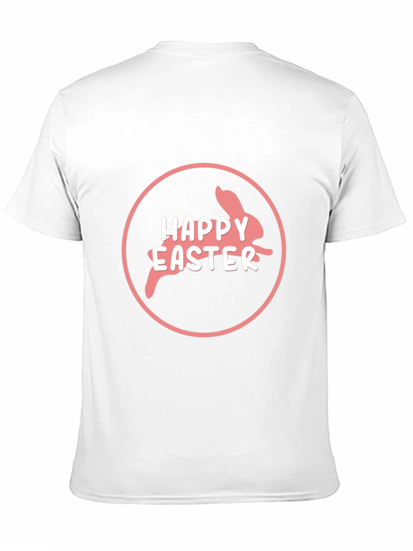 Happy Easter Bunny Black T-Shirt