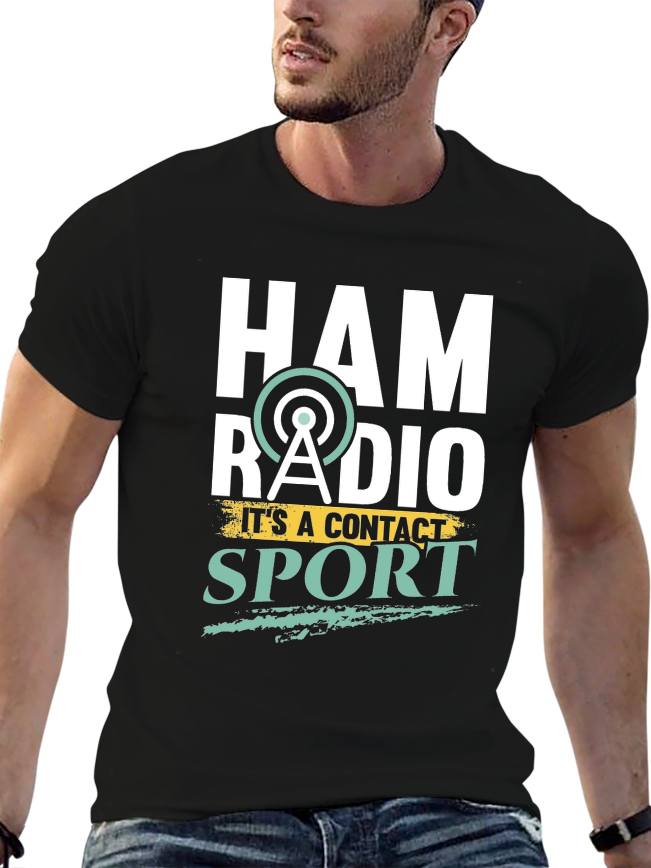 Ham Radio T-Shirt: Its a Contact Sport!