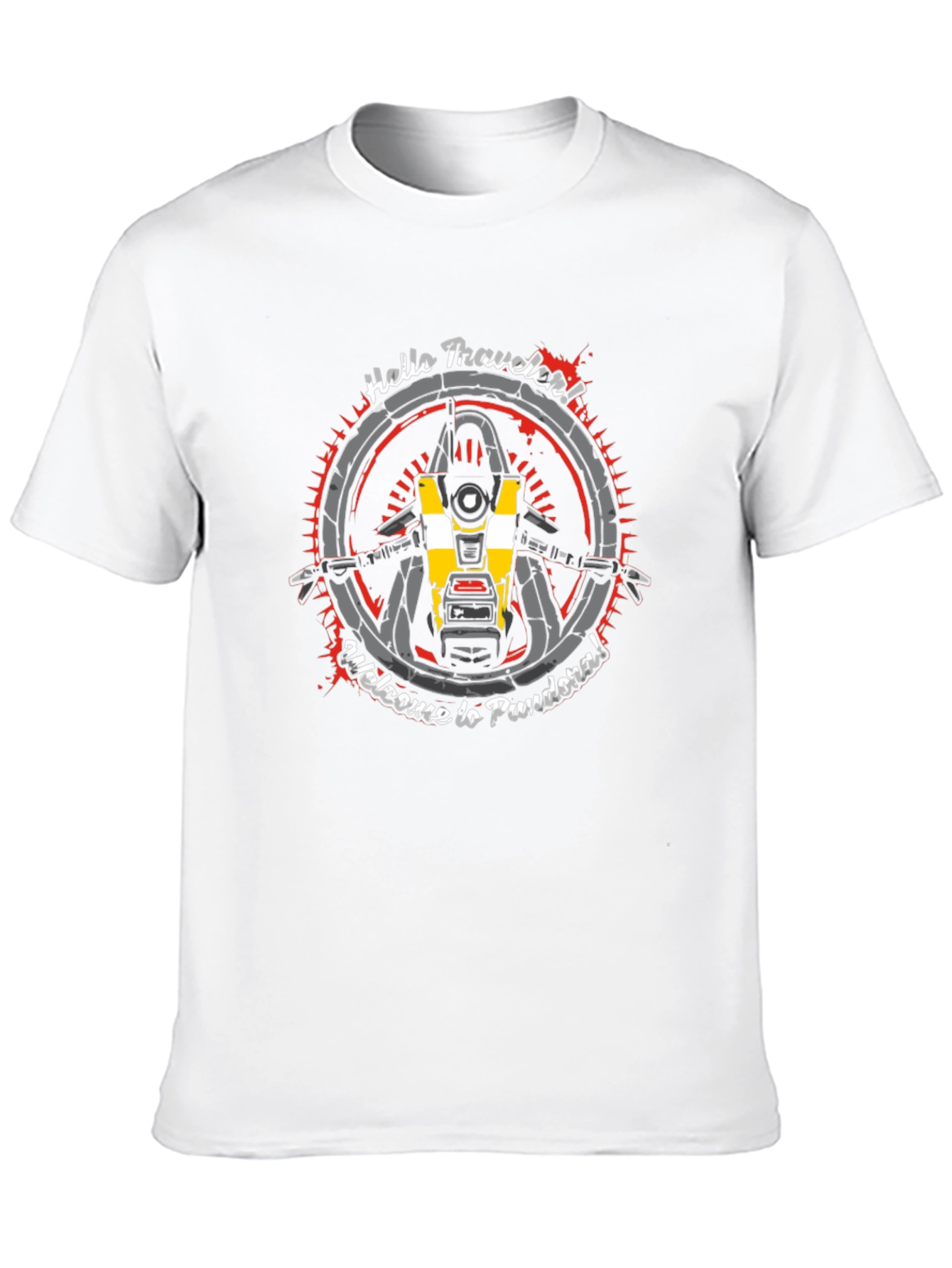 Borderlands Claptrap Hello Traveler Graphic Tee