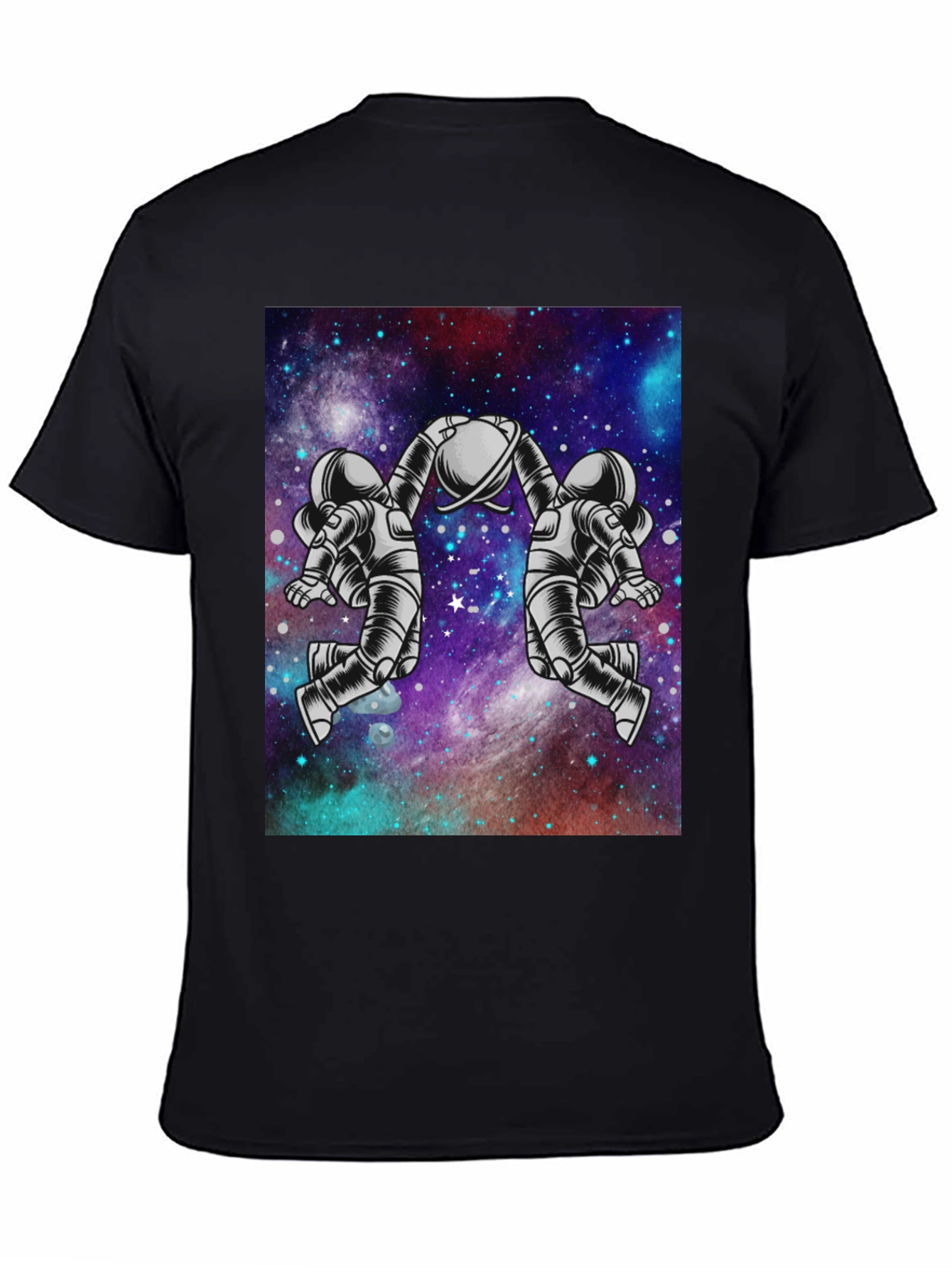 Astronaut Galaxy Graphic Tee - Space Design