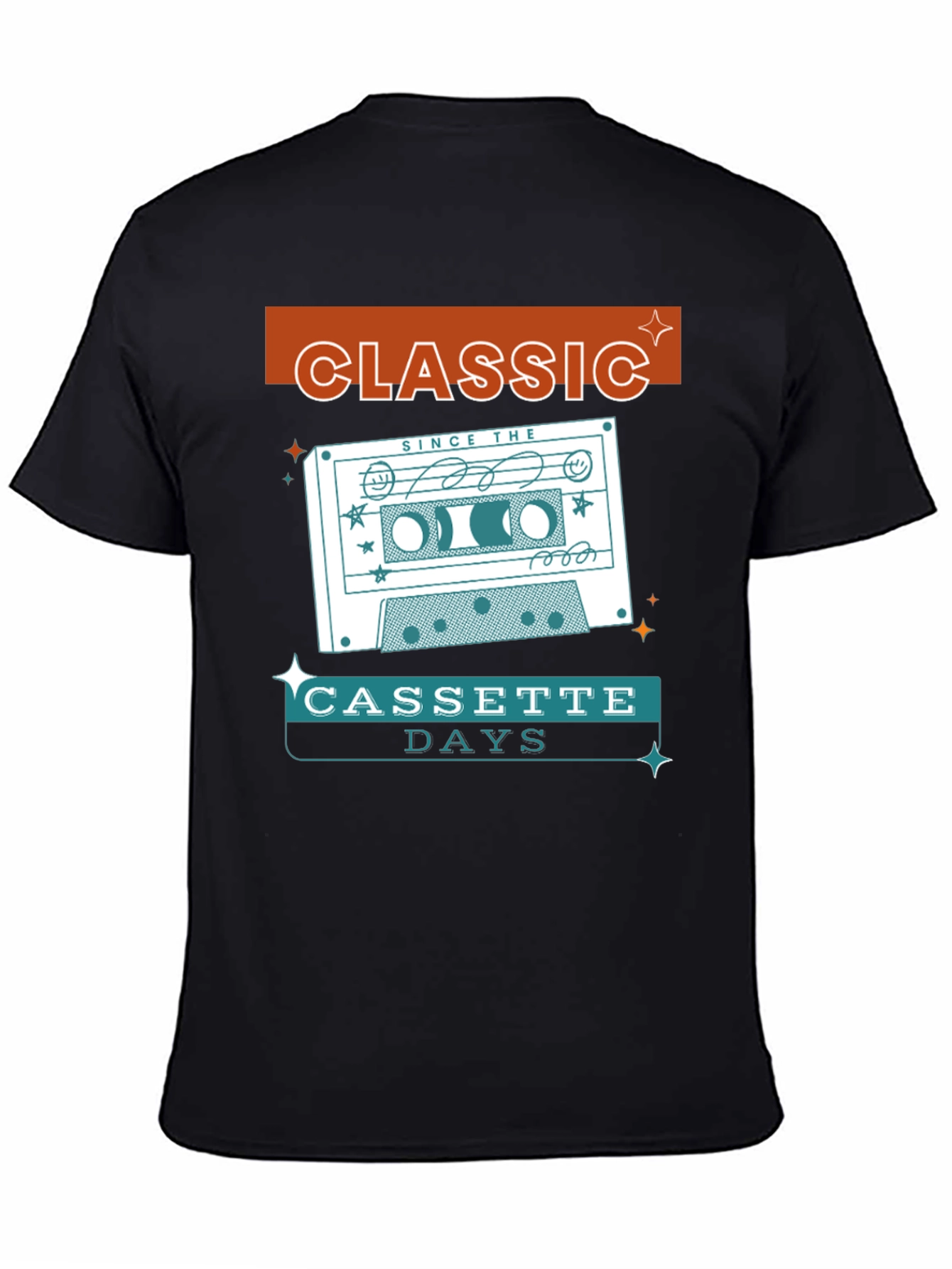 Classic Cassette Days T-Shirt - Retro Music Tee