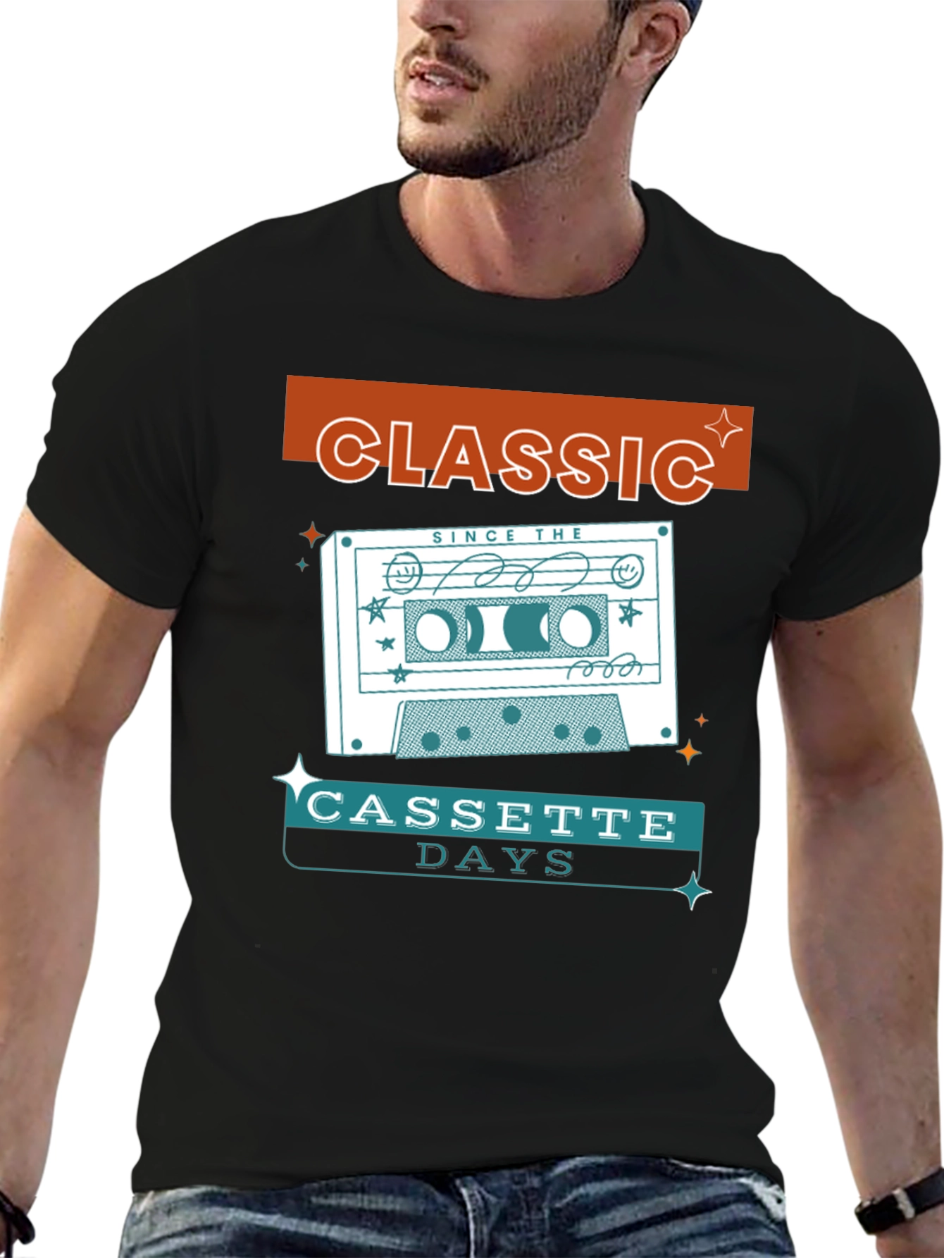 Classic Cassette Days T-Shirt - Retro Music Tee