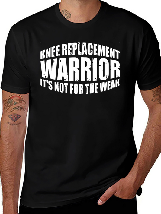 Knee Replacement Warrior Black T-Shirt