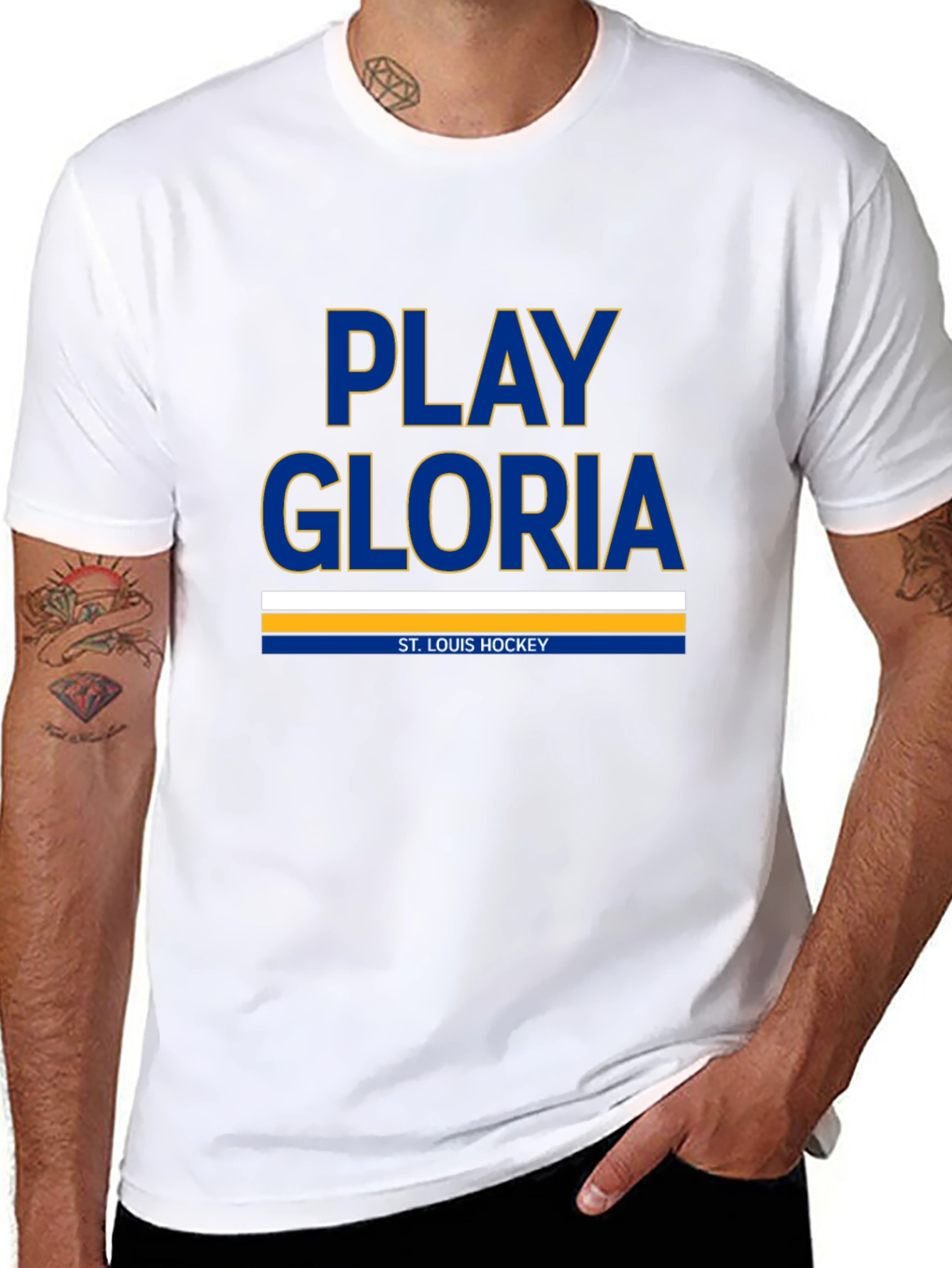 Play Gloria St. Louis Hockey T-Shirt