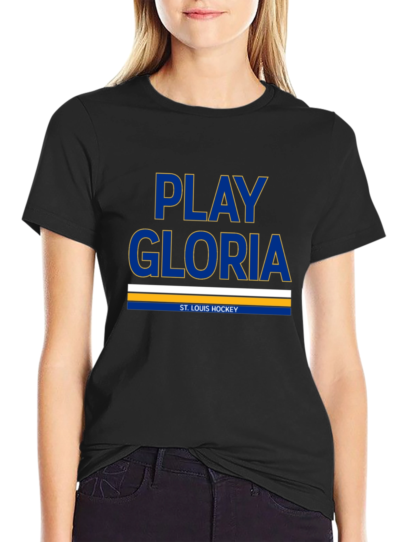 Play Gloria St. Louis Hockey T-Shirt
