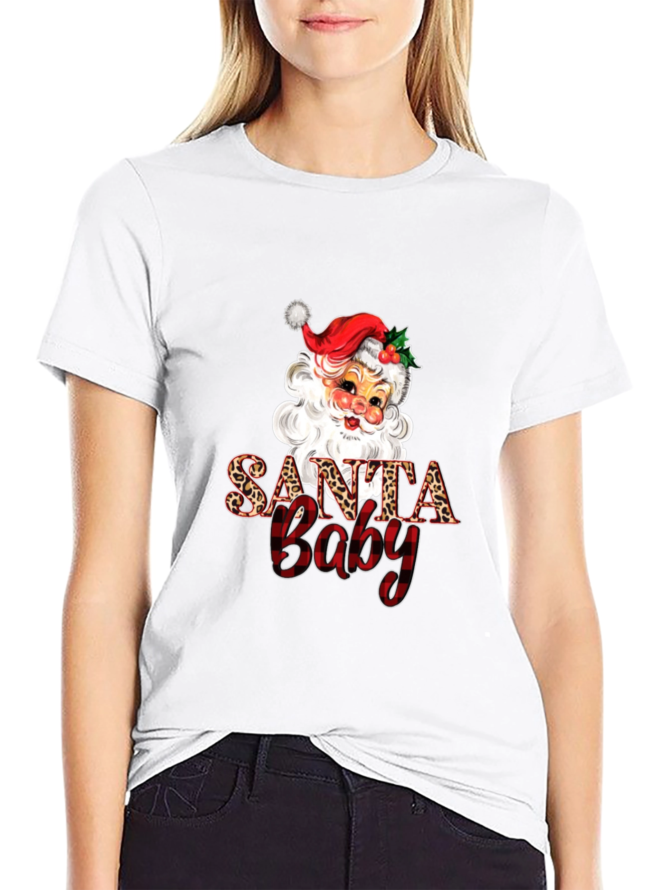 Santa Baby Graphic Tee - Holiday Style