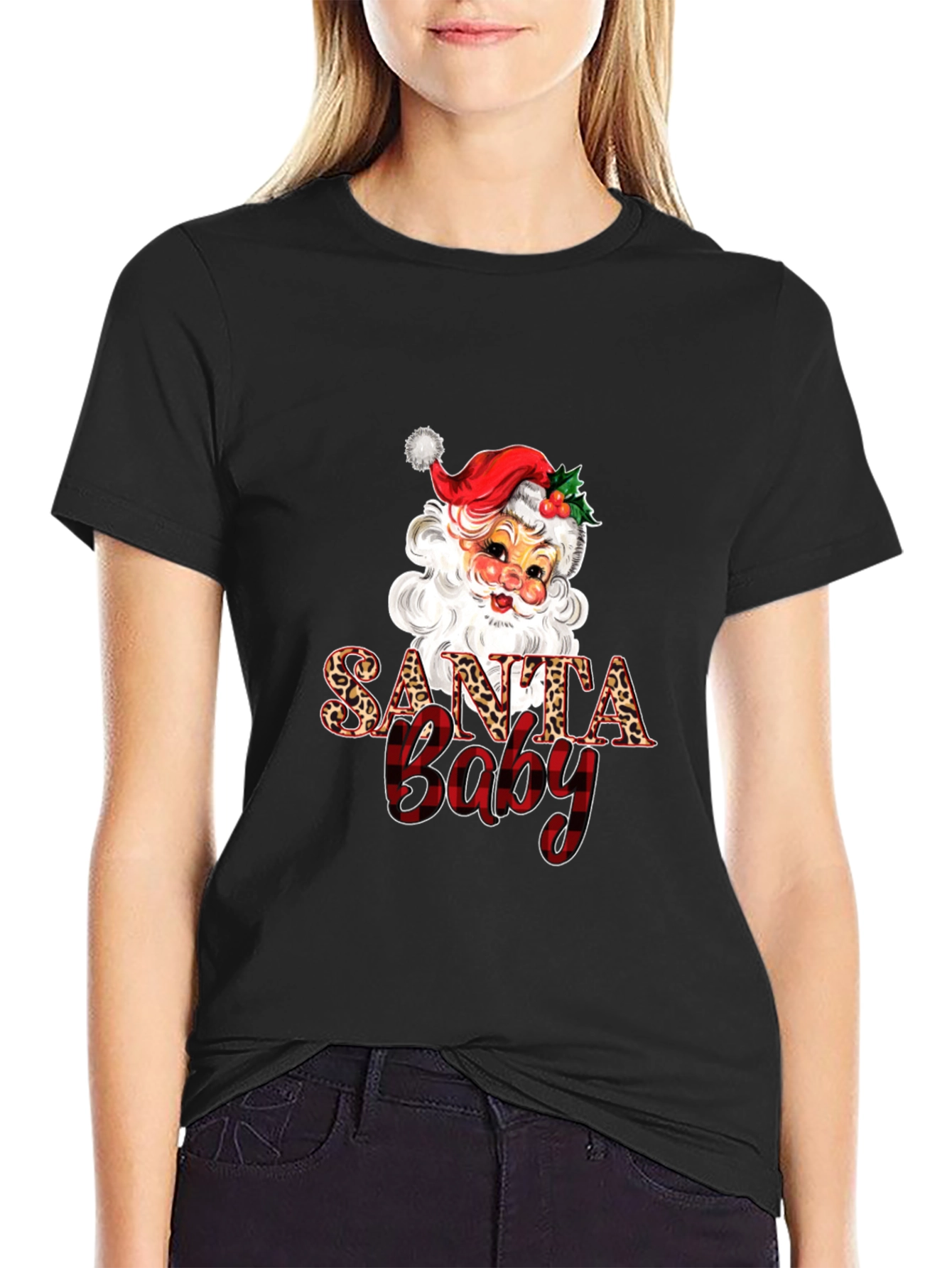 Santa Baby Graphic Tee - Holiday Style