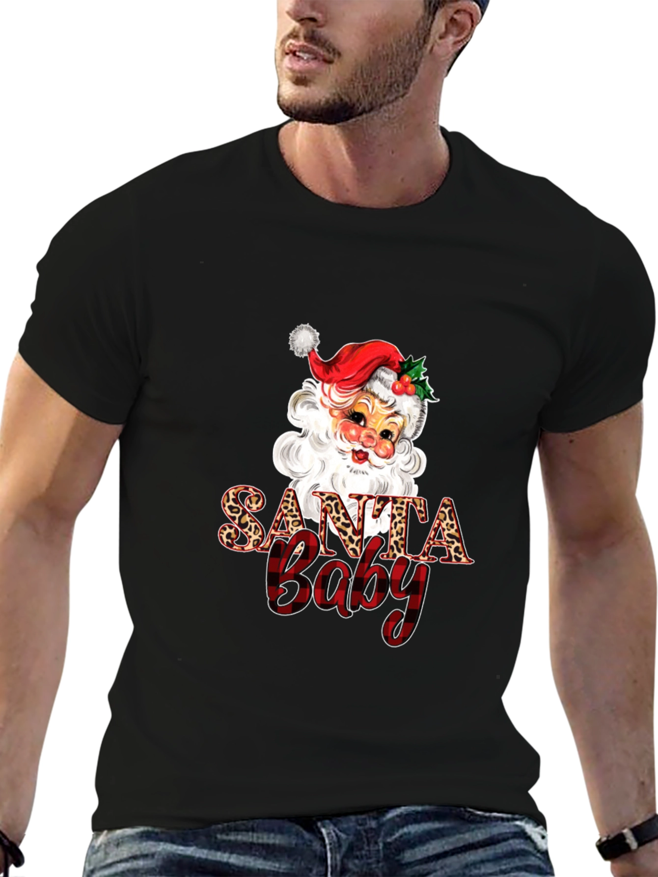 Santa Baby Graphic Tee - Holiday Style
