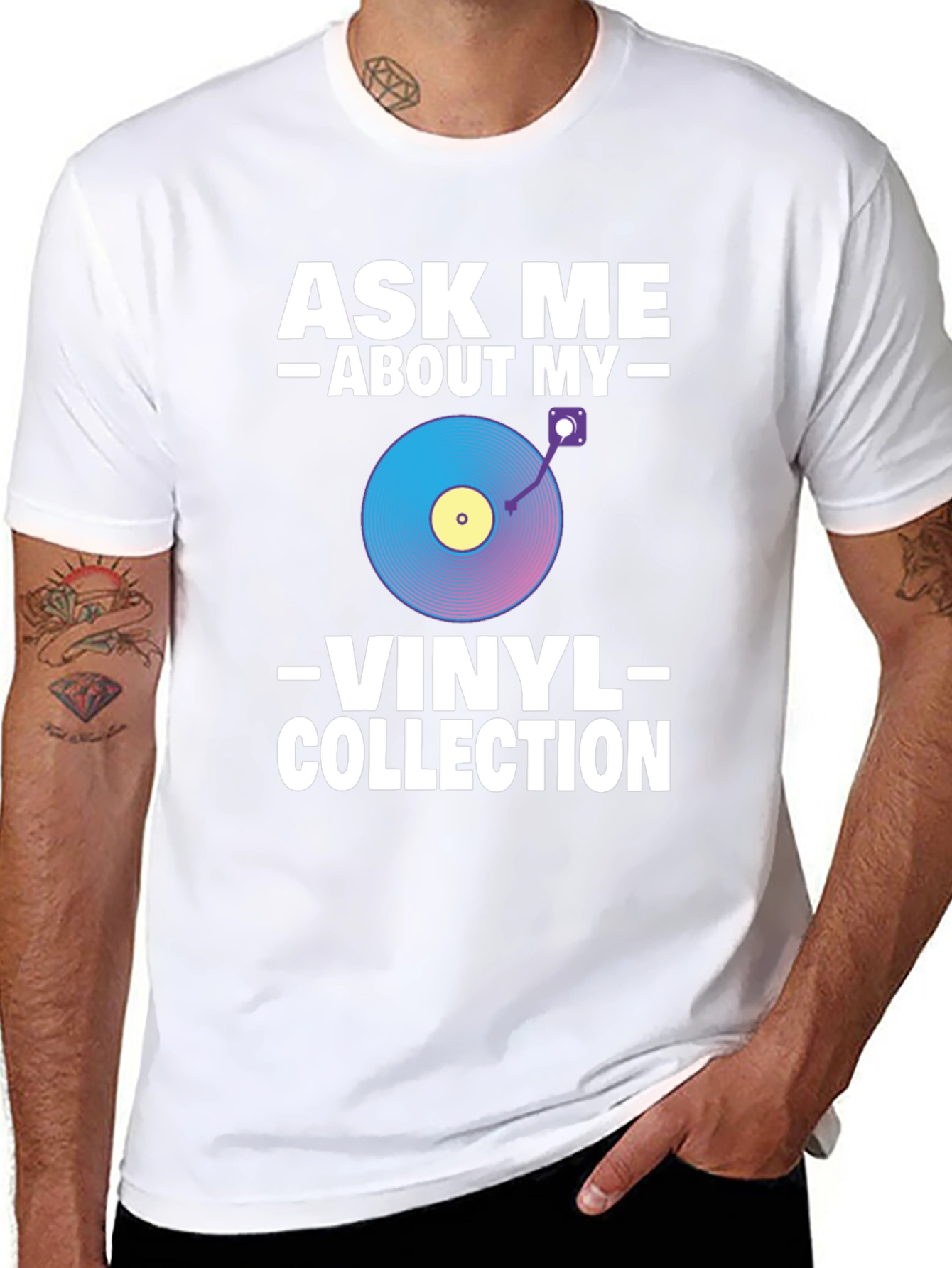 Ask Me About My Vinyl Collection T-Shirt