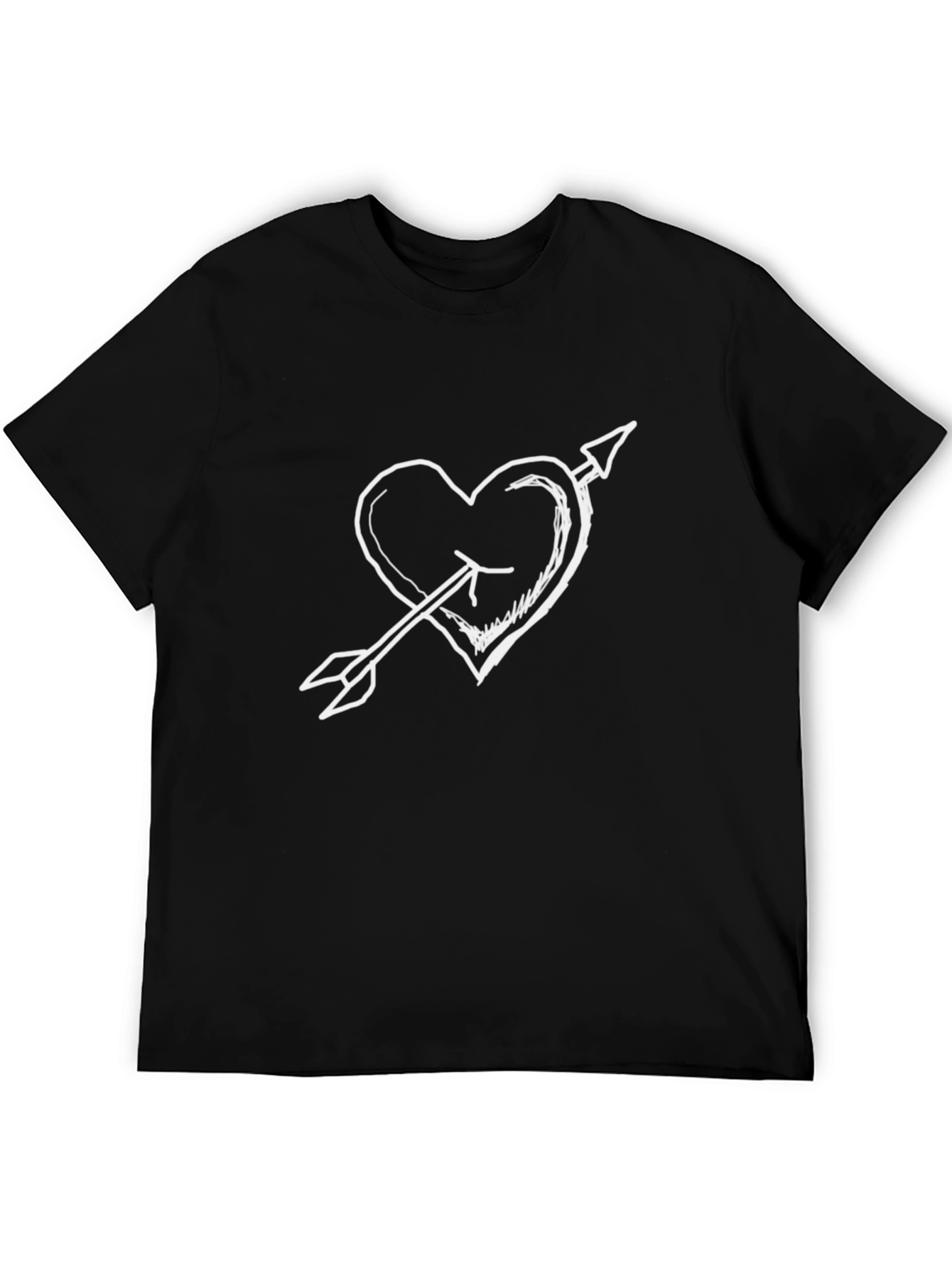 Heart Arrow T-Shirt - Trendy Graphic Tee