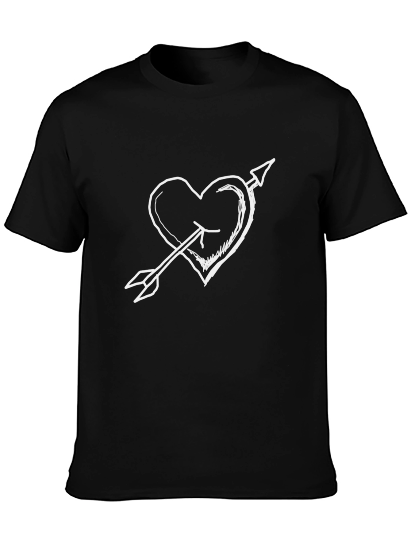 Heart Arrow T-Shirt - Trendy Graphic Tee