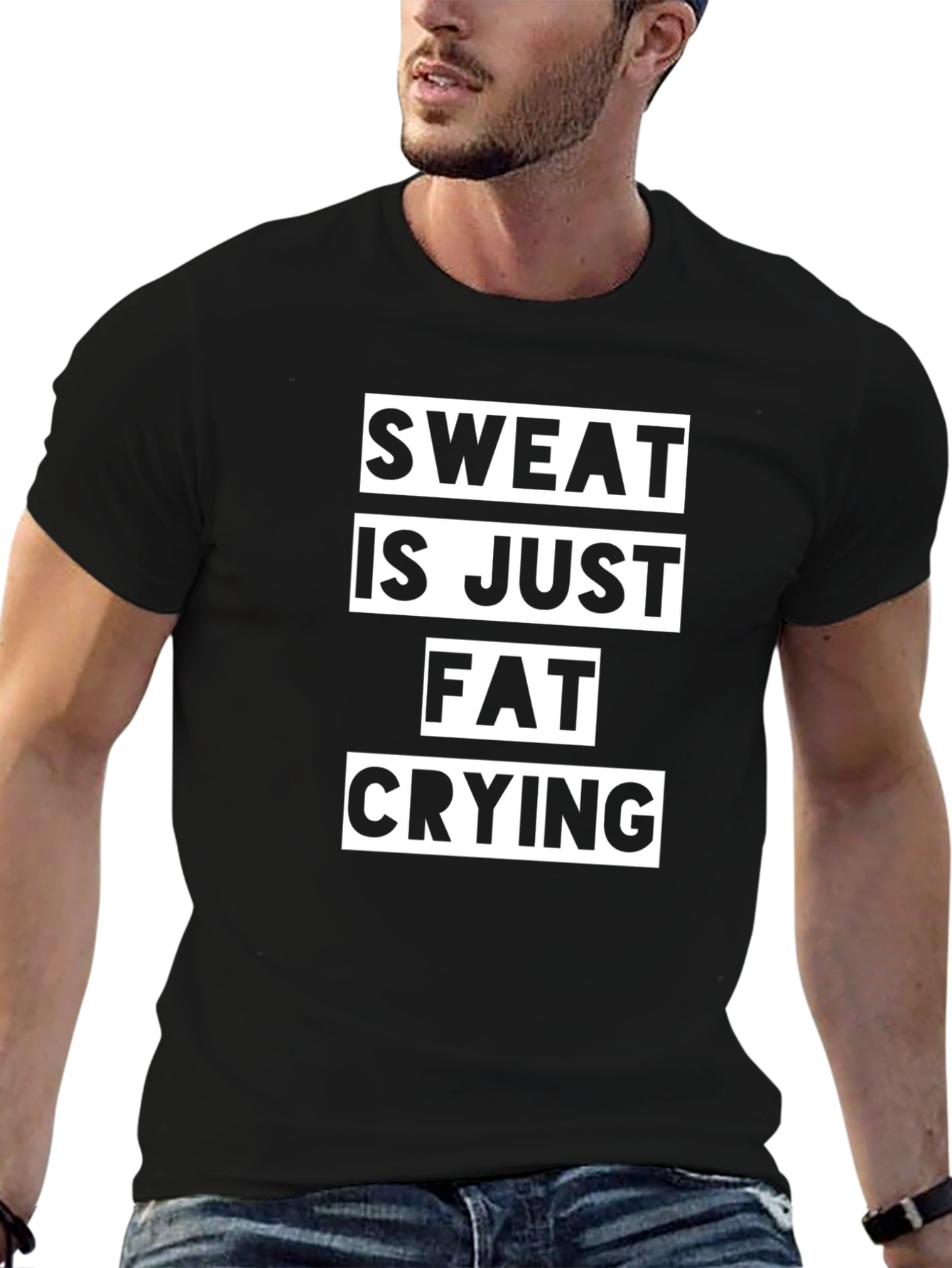 Sweat Is Just Fat Crying T-Shirt