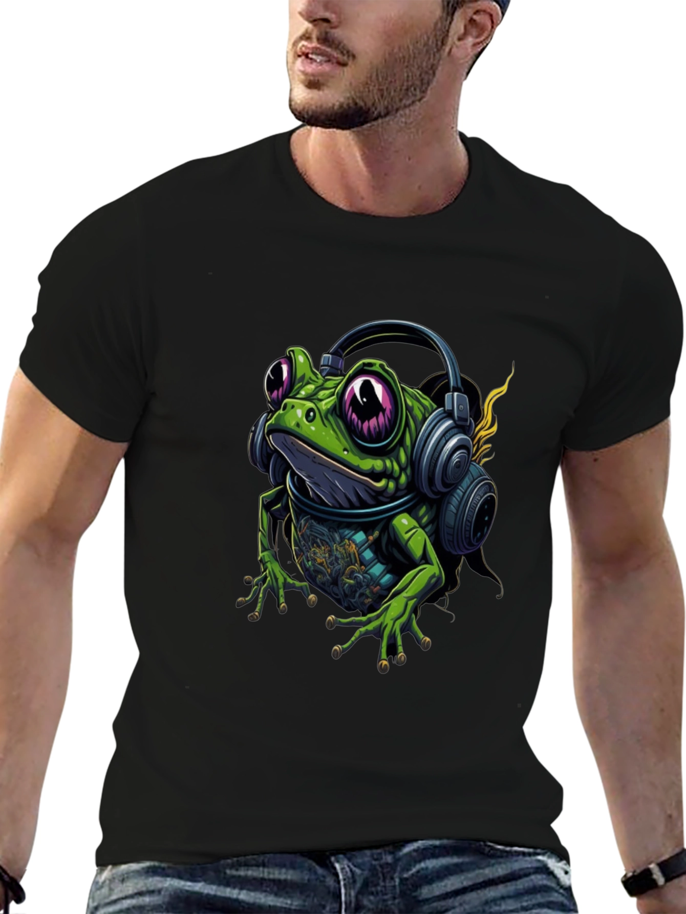 Frog DJ Graphic Tee