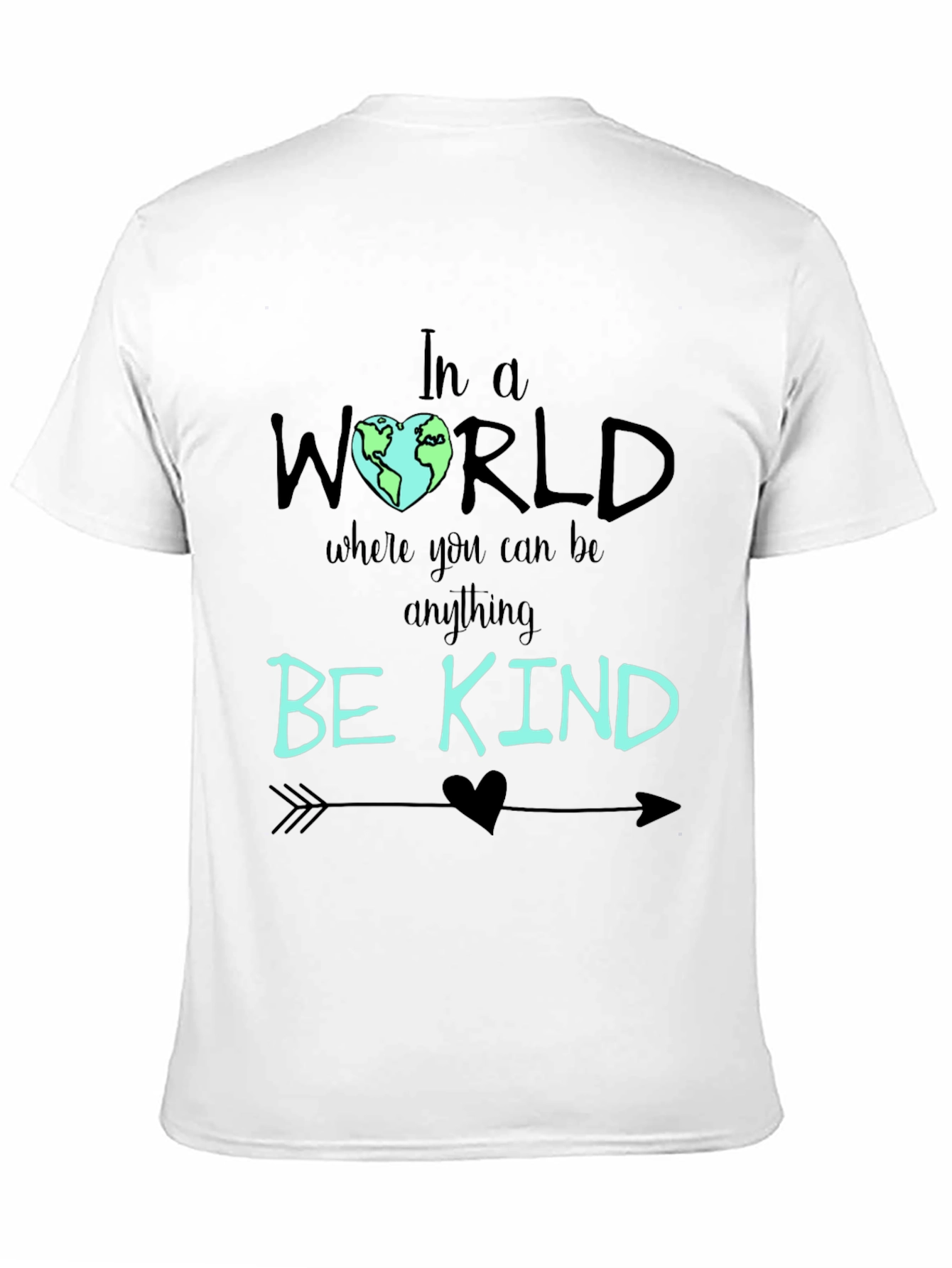 Be Kind T-Shirt - World Heart Graphic Tee