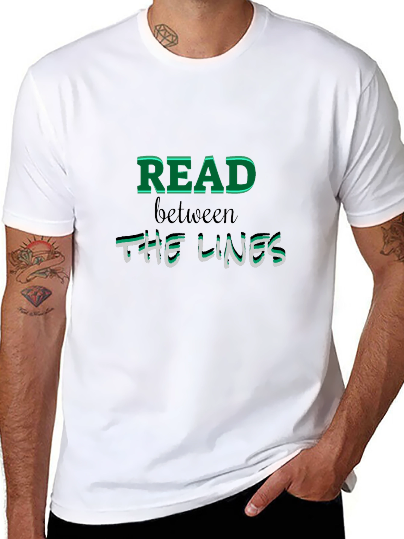 Read Between The Lines Graphic Tee
