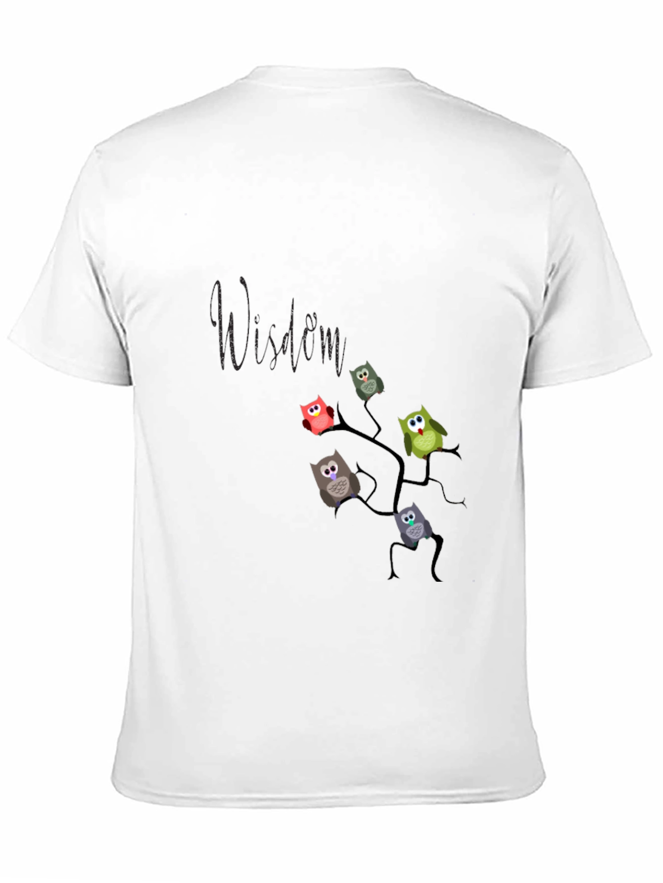 Owl Wisdom Tee - Unique Graphic Print Shirt