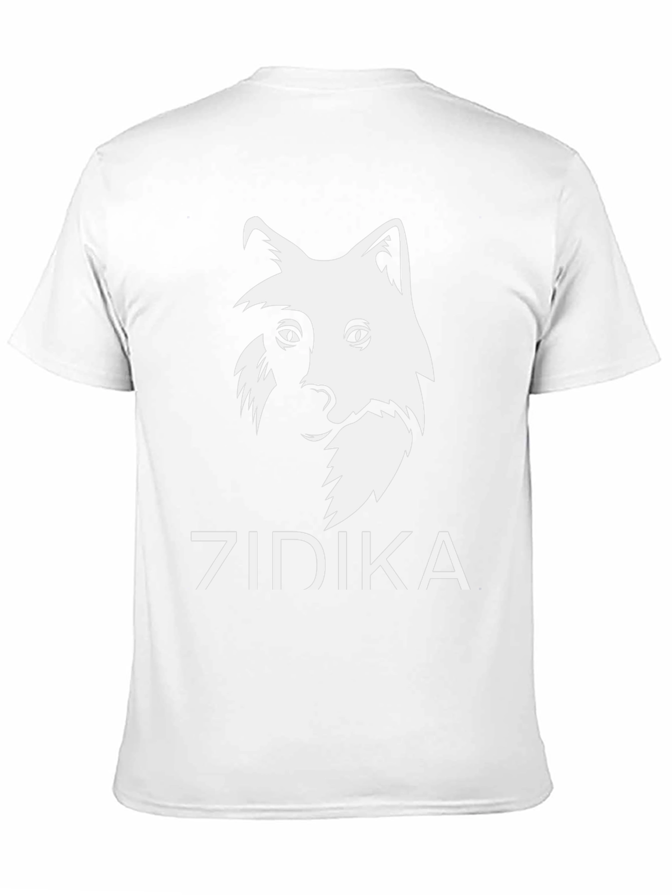 Zidika Wolf Graphic Black T-Shirt