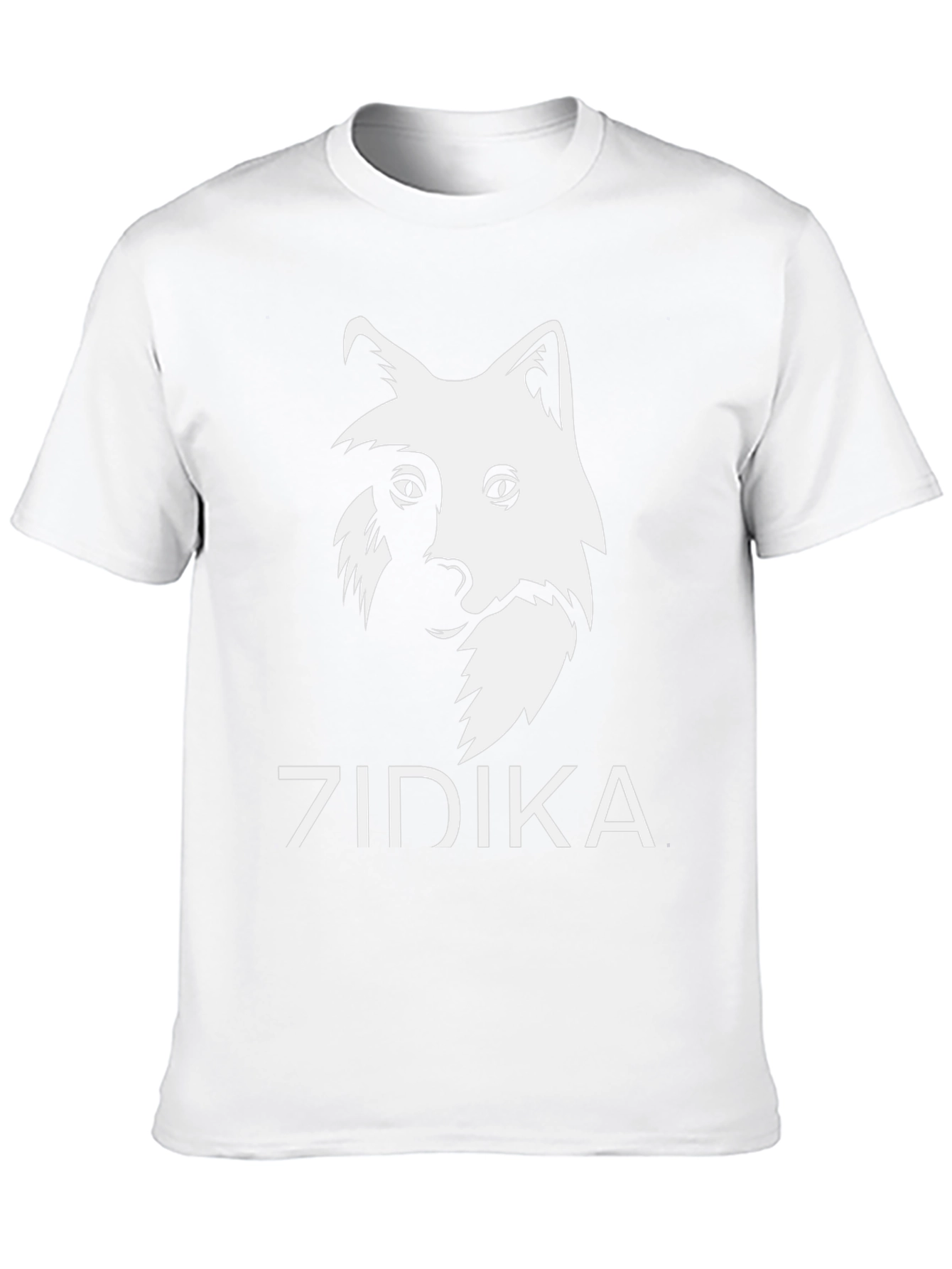 Zidika Wolf Graphic Black T-Shirt
