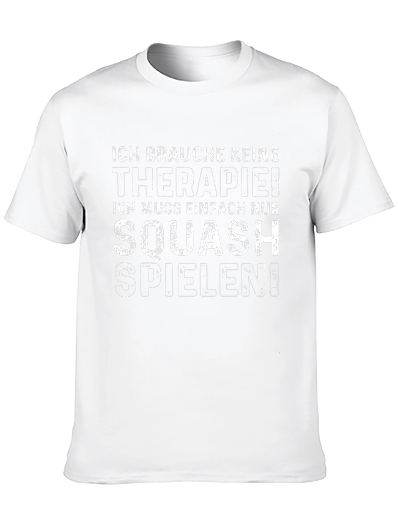 Squash Therapy Graphic Tee - Black Cotton T-Shirt
