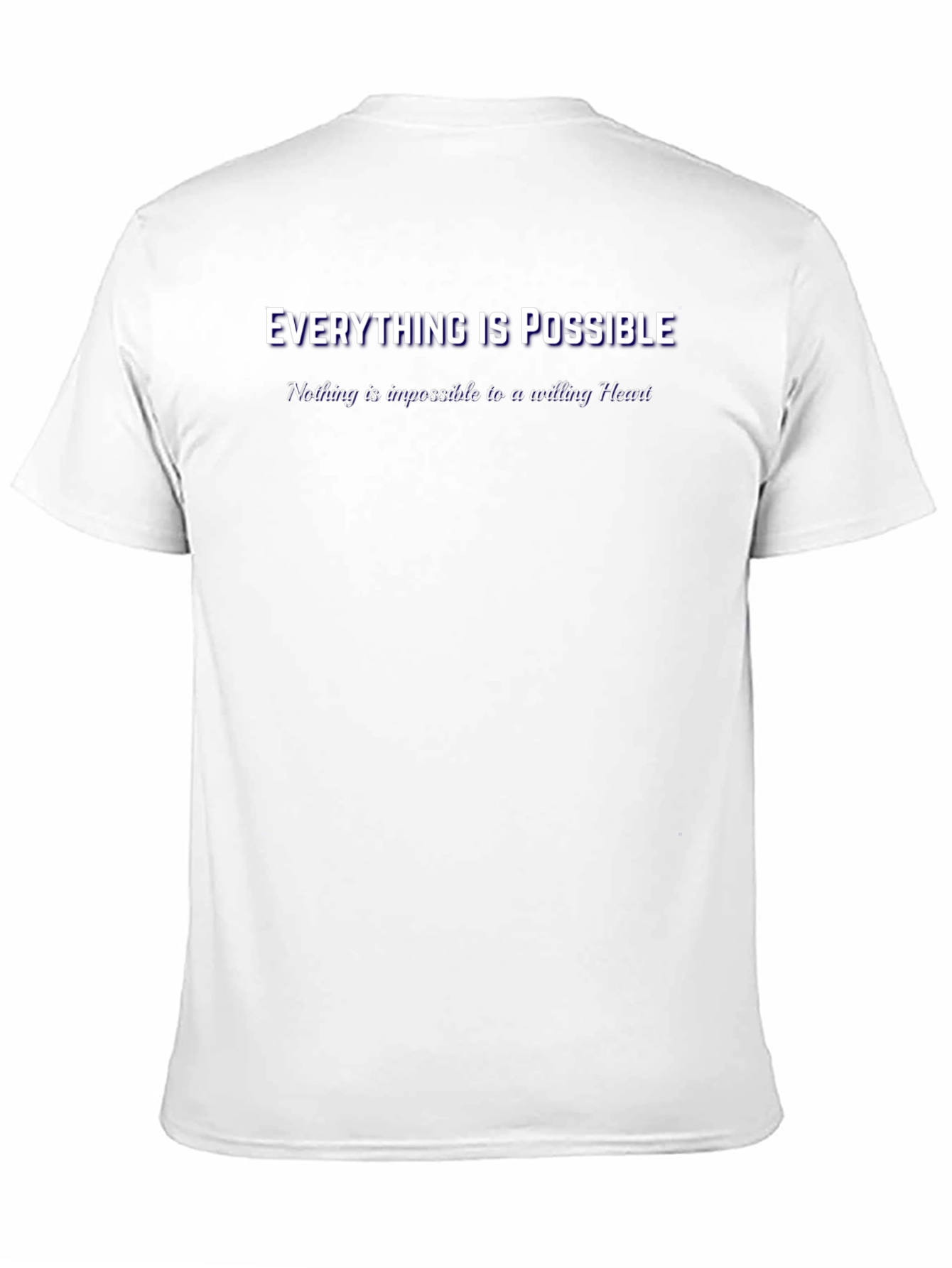 Inspirational Everything is Possible Black T-Shirt