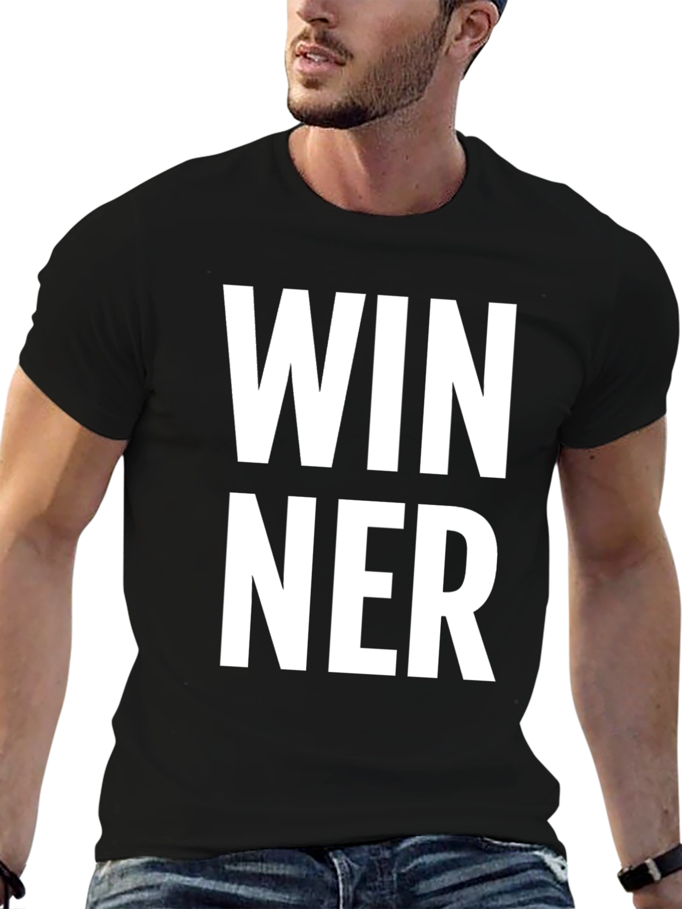 Winner Graphic Tee - Bold Statement T-Shirt