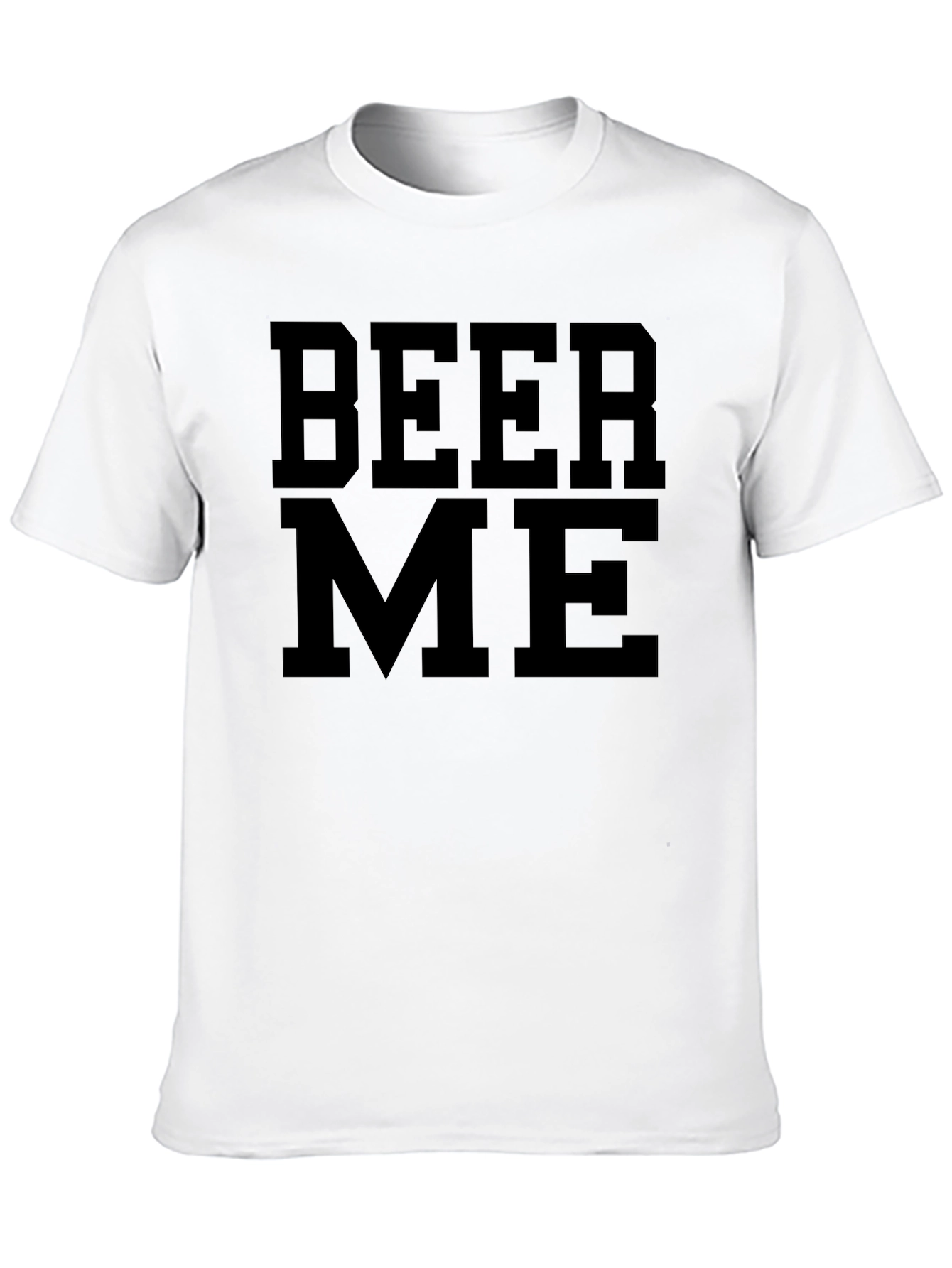Beer Me Graphic Tee - Casual Black T-Shirt