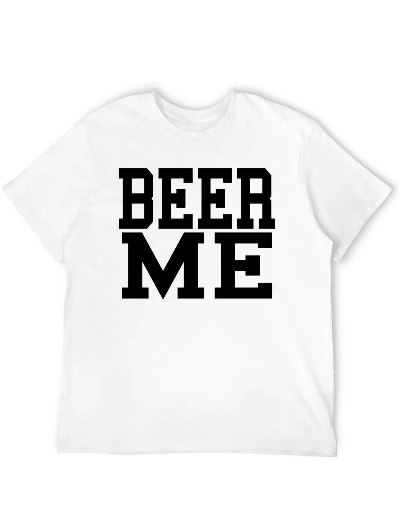 Beer Me Graphic Tee - Casual Black T-Shirt