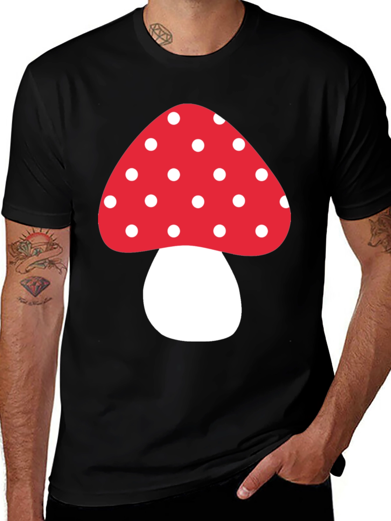 Mushroom Graphic Tee - Fun Stylish Casual Wear