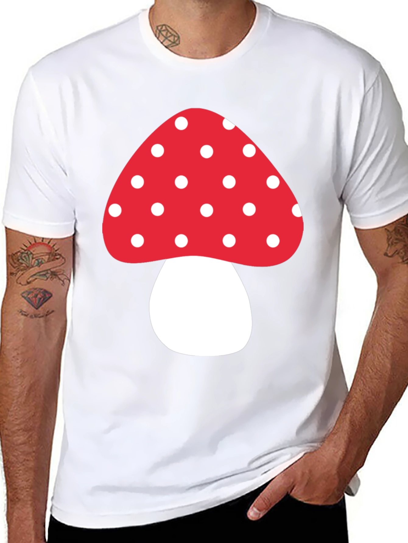 Mushroom Graphic Tee - Fun Stylish Casual Wear