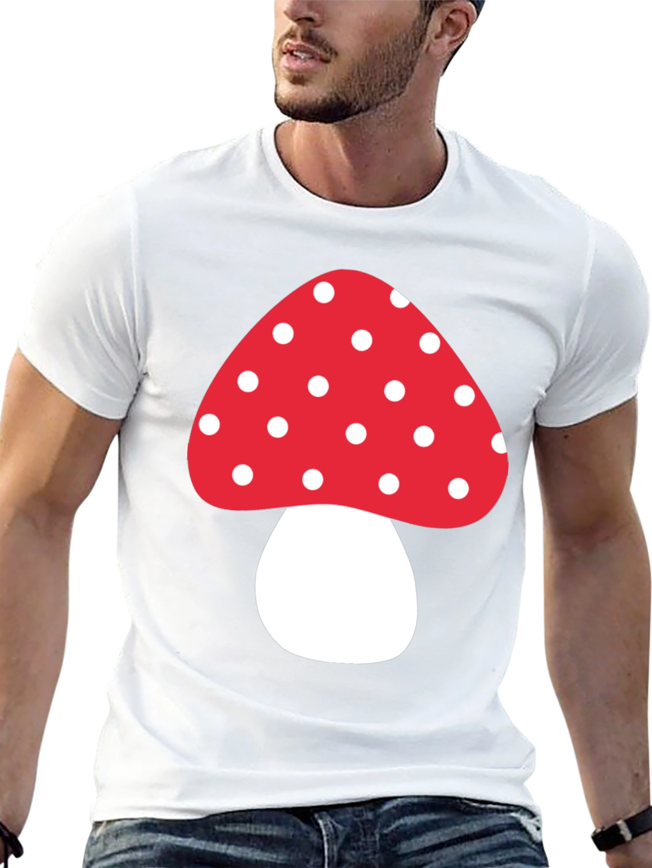 Mushroom Graphic Tee - Fun Stylish Casual Wear