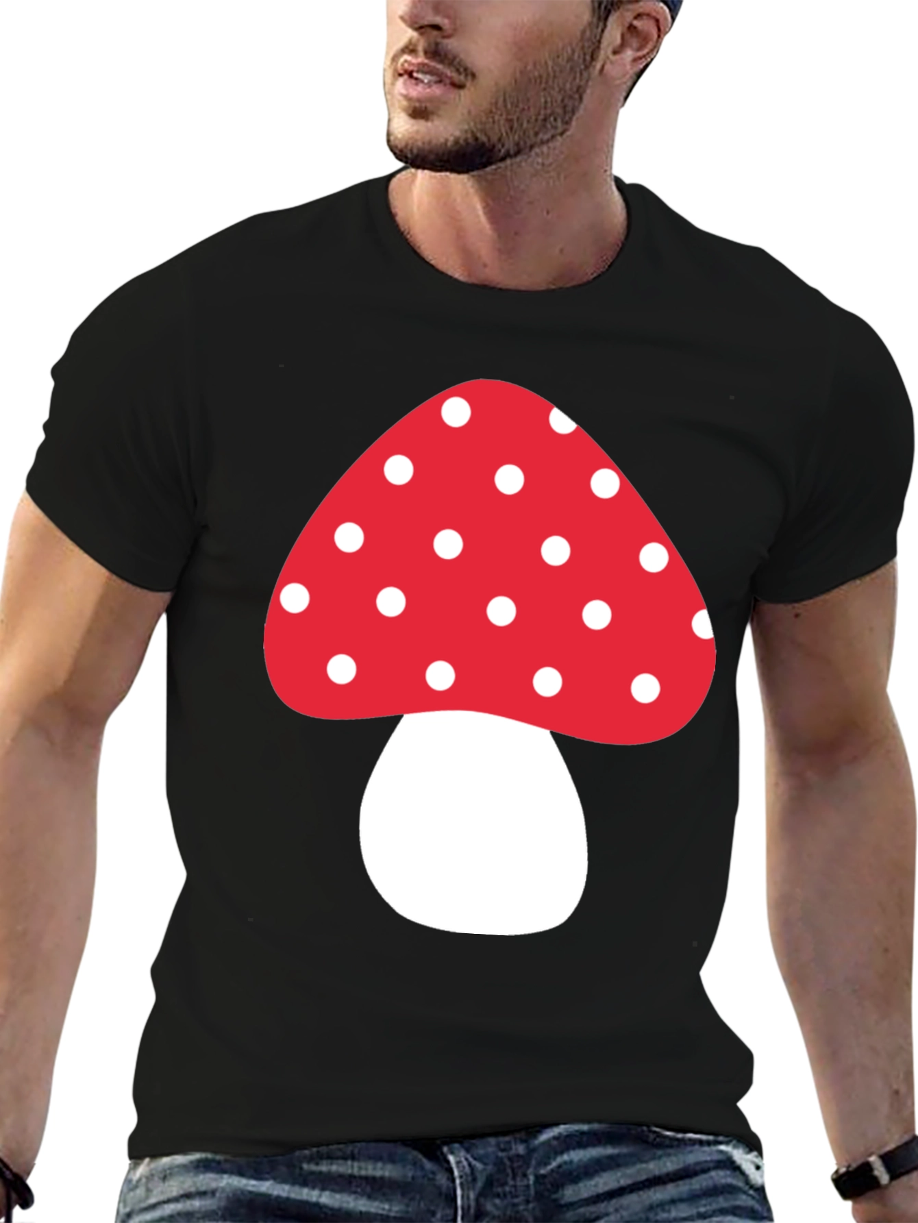 Mushroom Graphic Tee - Fun Stylish Casual Wear