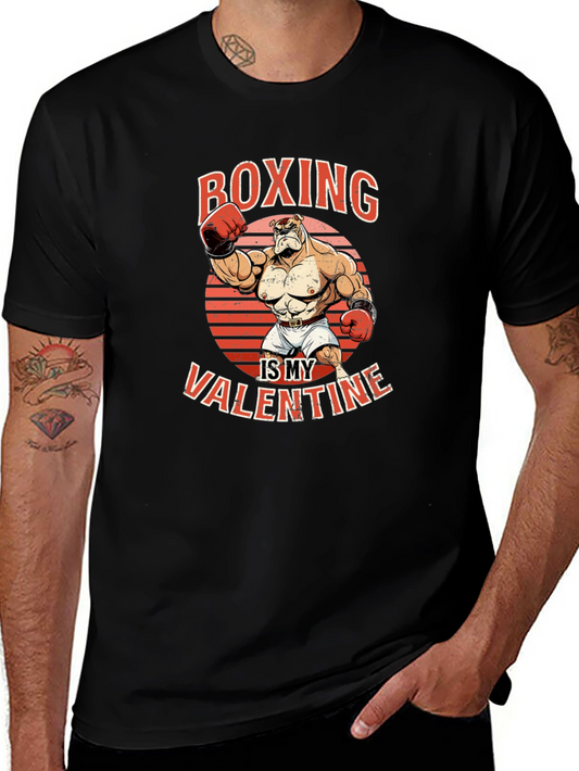 Boxing is My Valentine Graphic T-Shirt