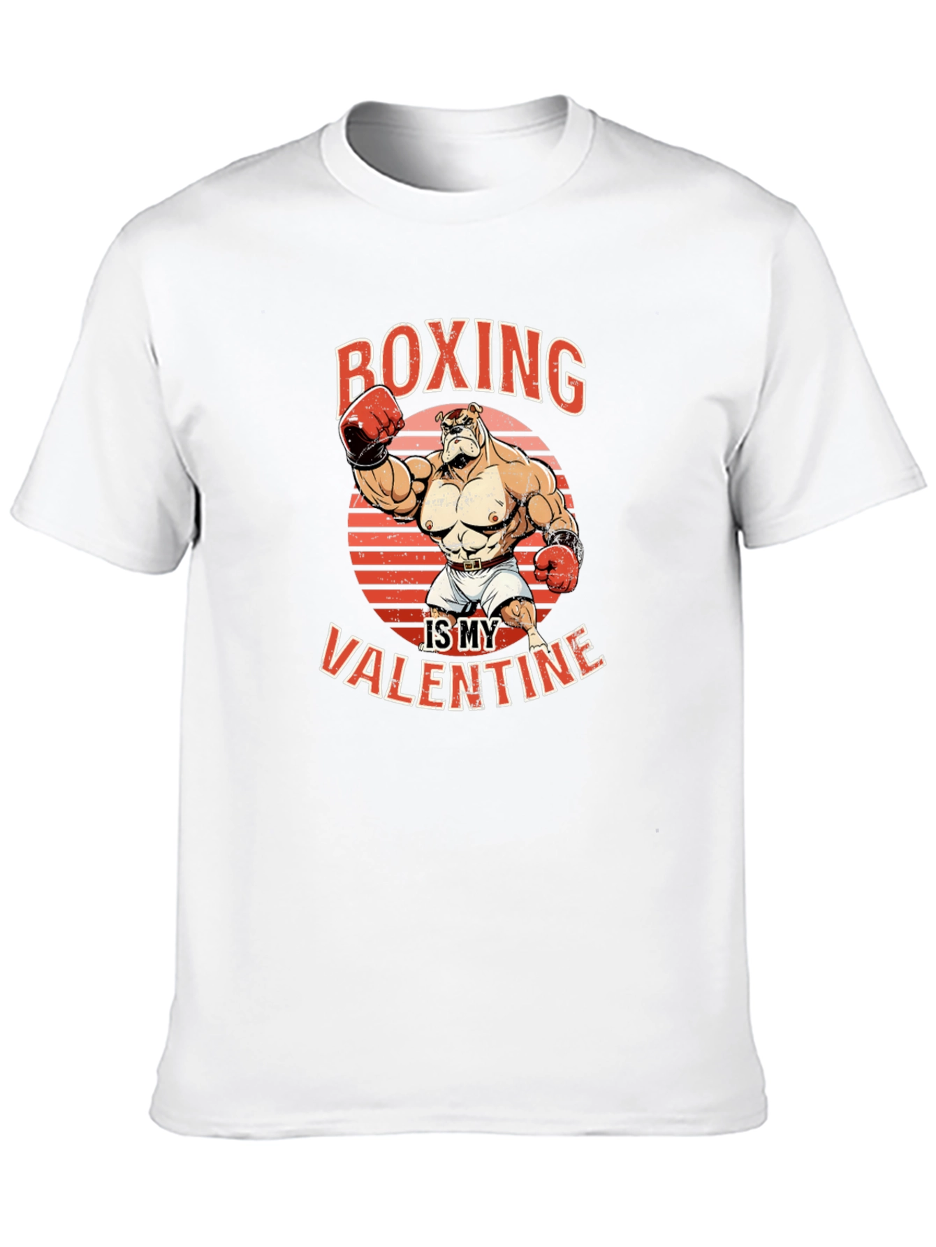 Boxing is My Valentine Graphic T-Shirt