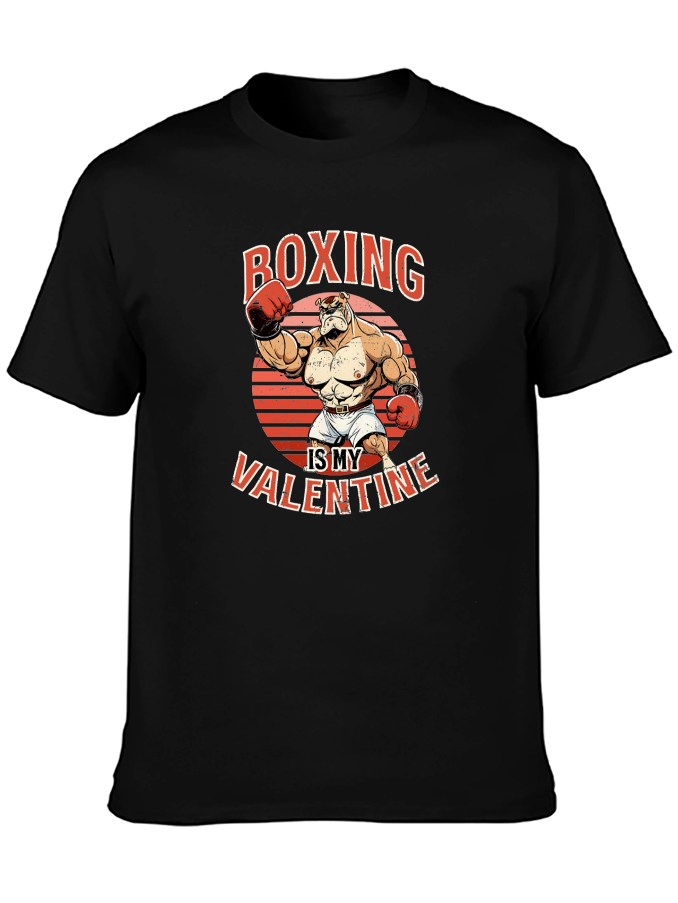 Boxing is My Valentine Graphic T-Shirt