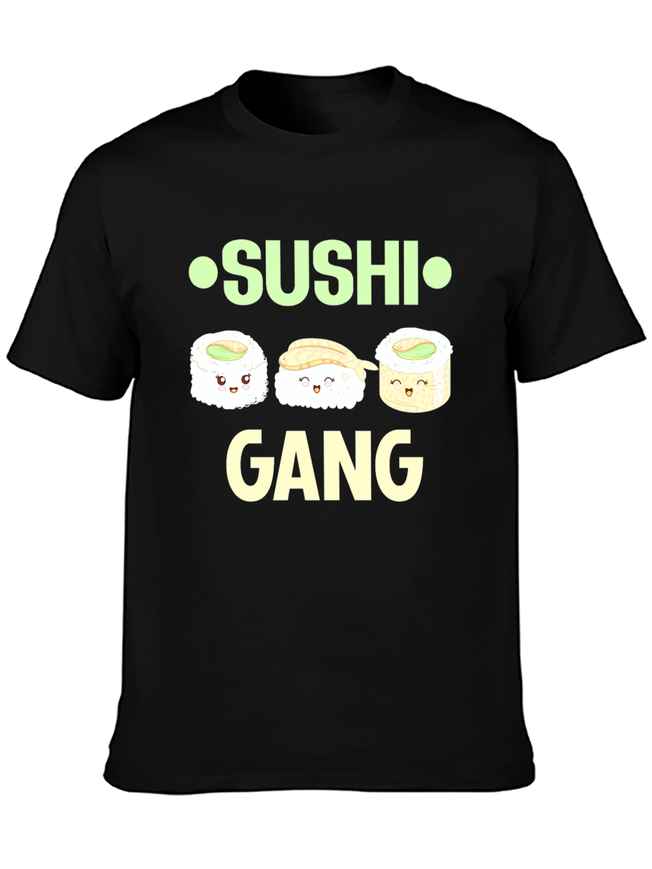 Sushi Gang Graphic Tee - Funny Food Shirt