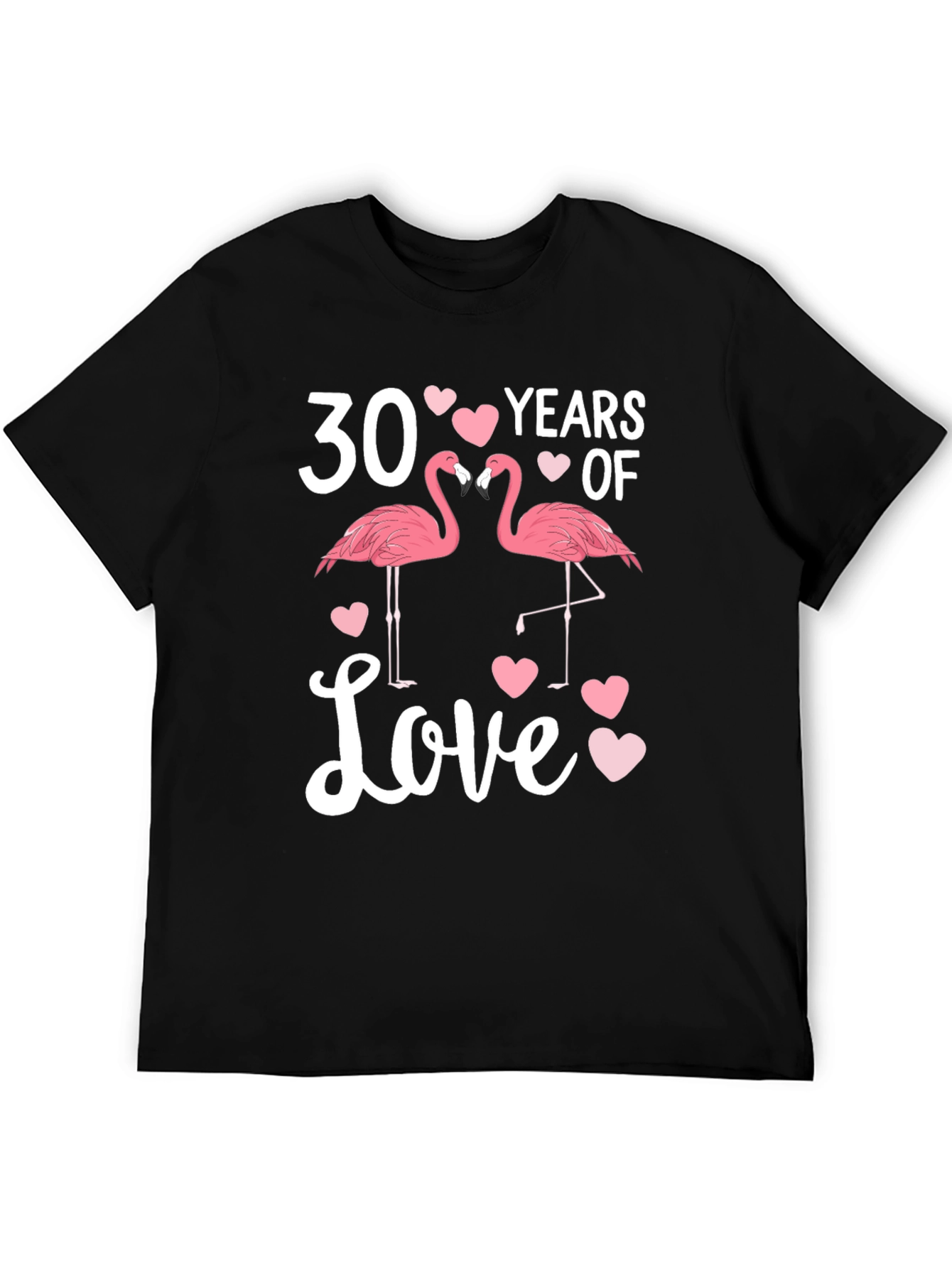 30 Years of Love Flamingo Anniversary T-Shirt