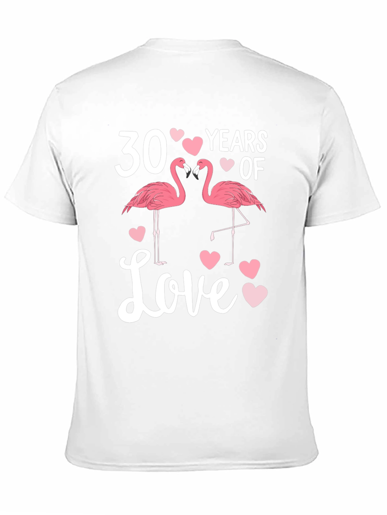 30 Years of Love Flamingo Anniversary T-Shirt