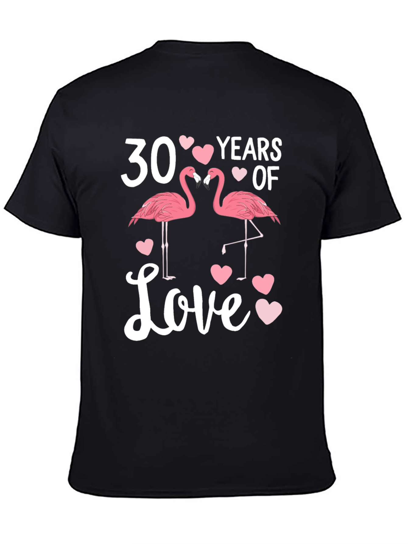 30 Years of Love Flamingo Anniversary T-Shirt