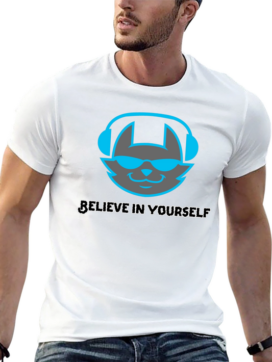 Believe in Yourself Cat T-Shirt