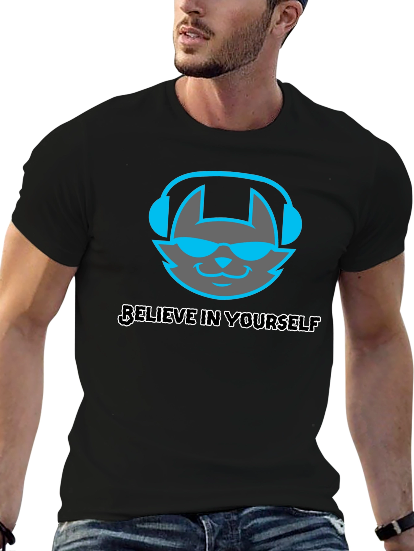 Believe in Yourself Cat T-Shirt