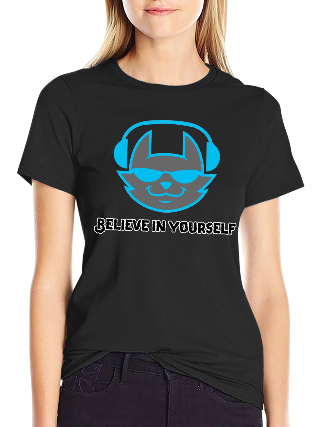 Believe in Yourself Cat T-Shirt