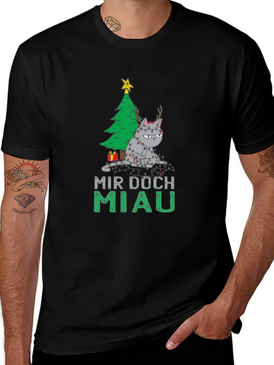 Grumpy Cat Christmas T-Shirt - Mir Doch Miau